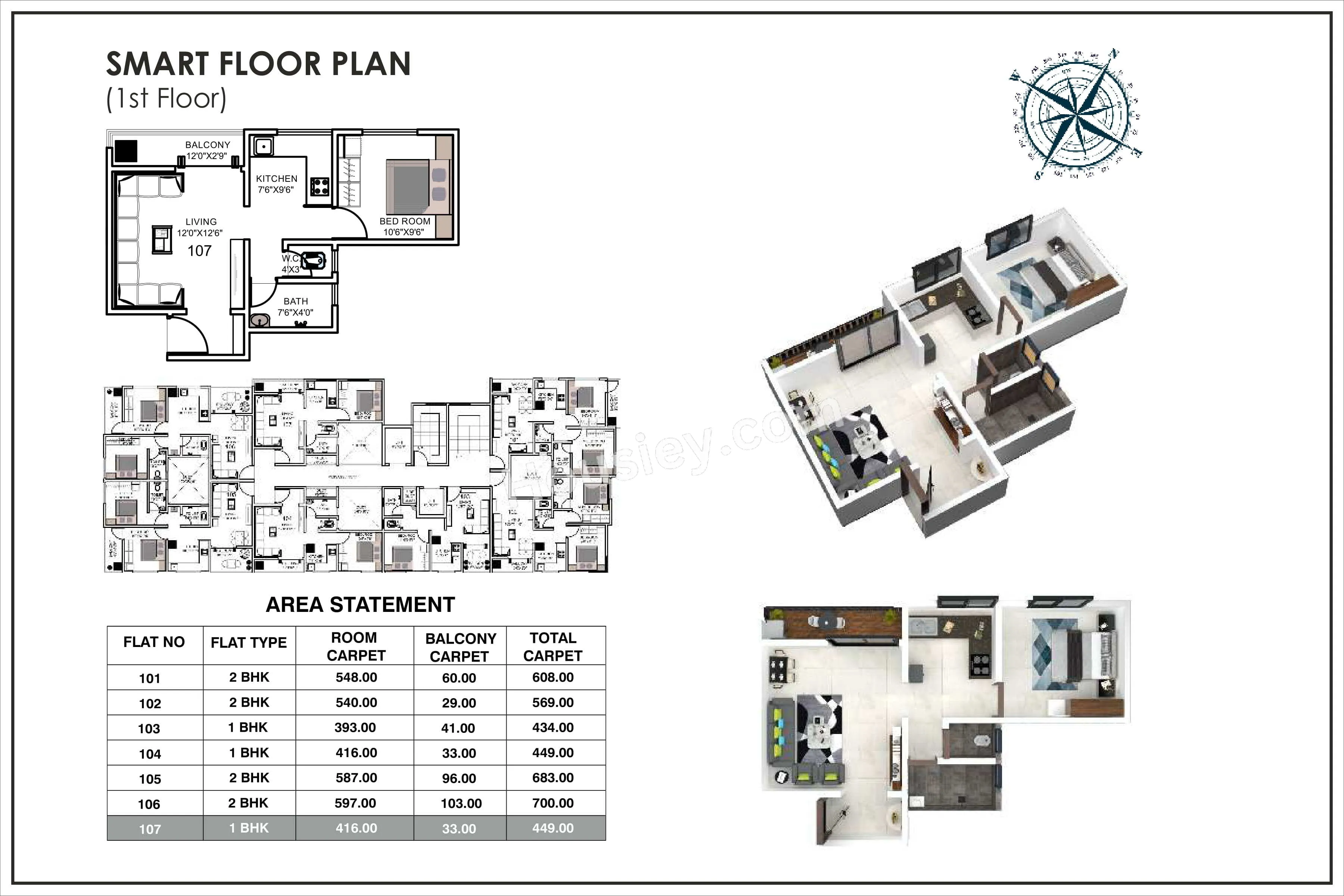 Royal Gulmohar 24 Floor plan 2