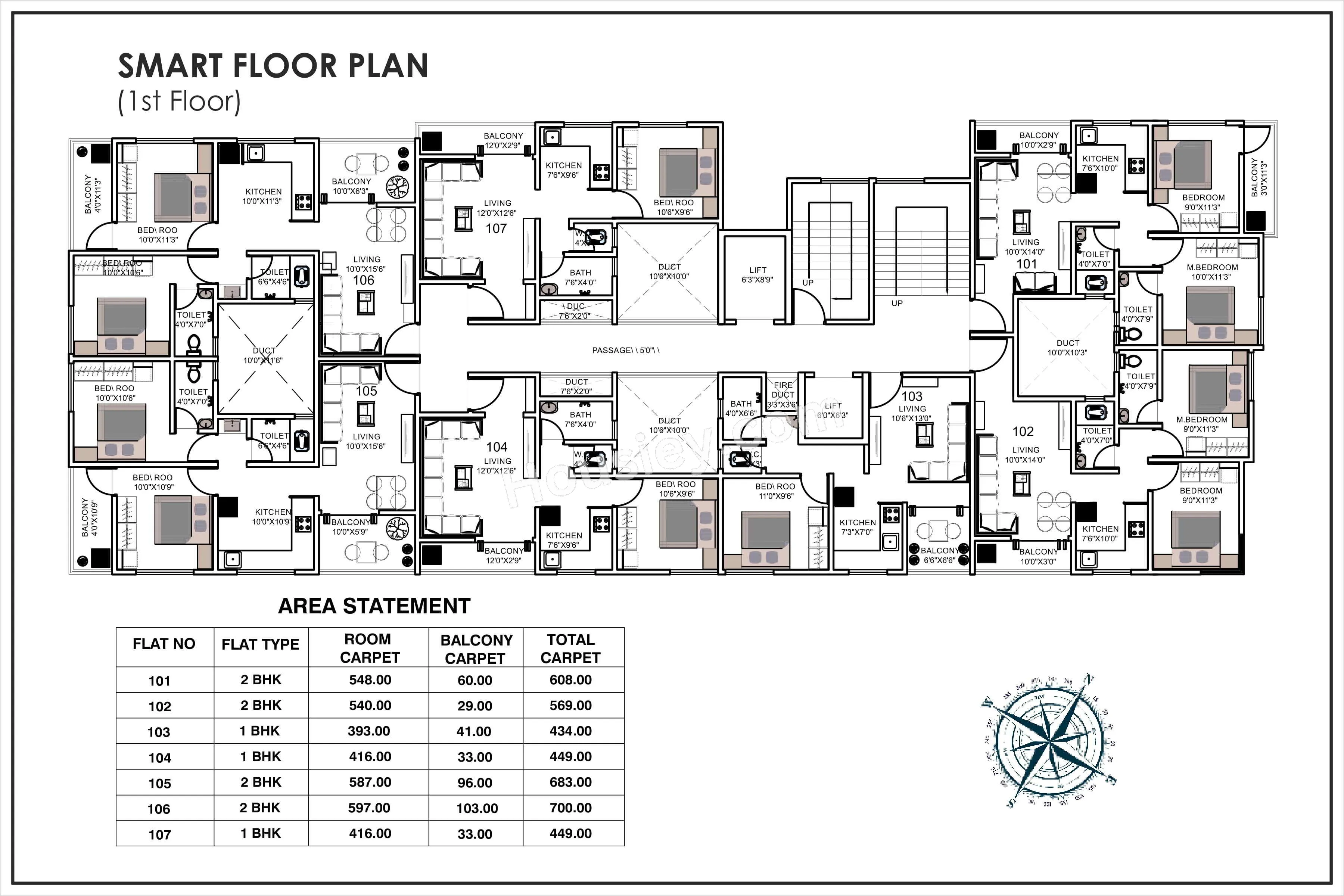 Royal Gulmohar 24 Floor plan 3