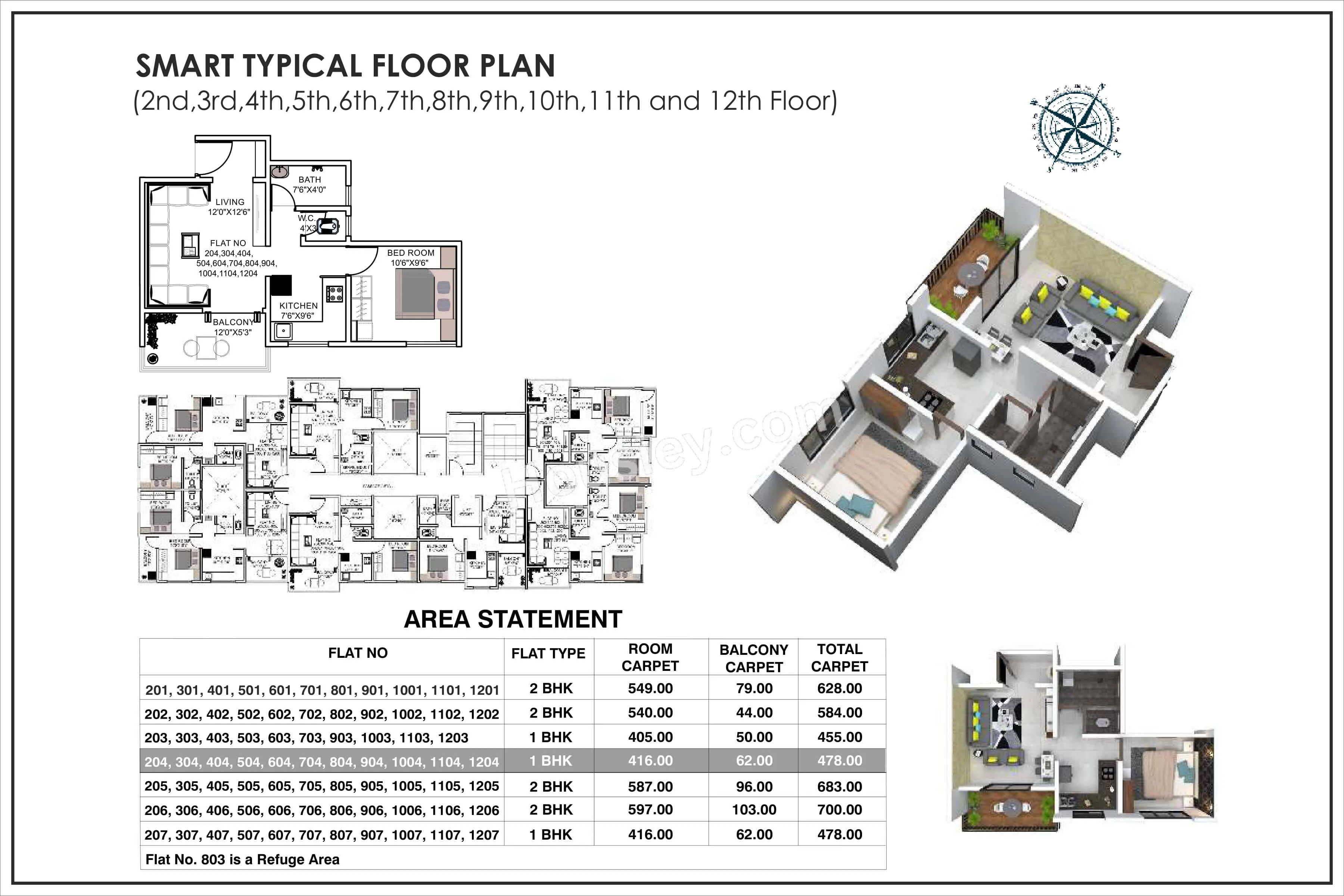 Royal Gulmohar 24 Floor plan 5