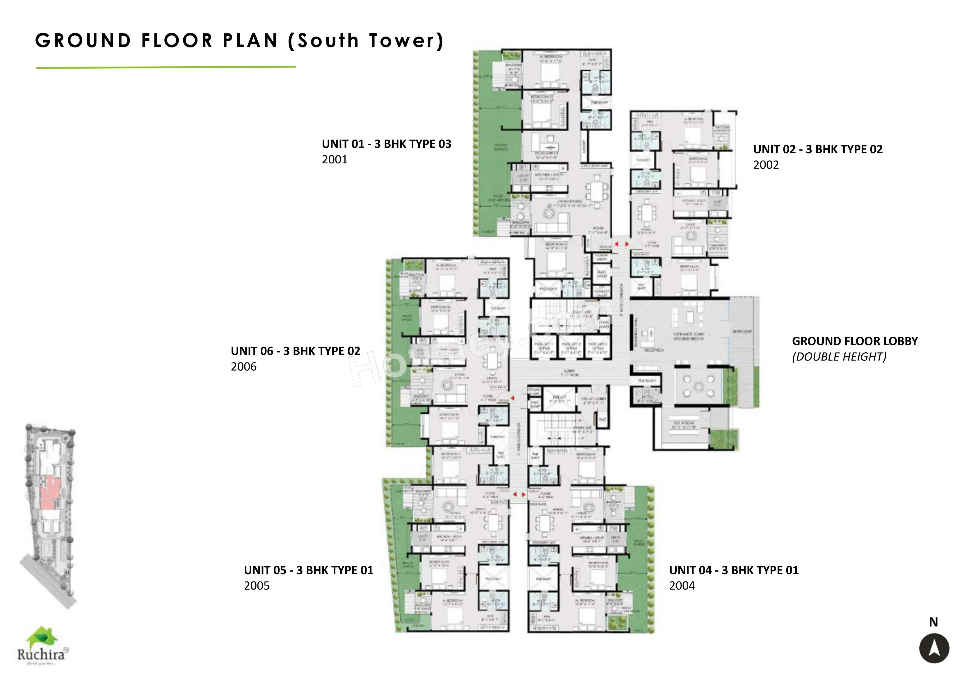 Ruchira Park East Floor plan 3