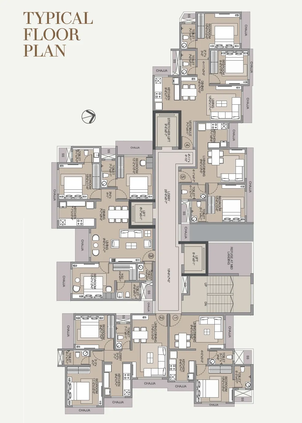 Rudra ODC1 Floor Plan
