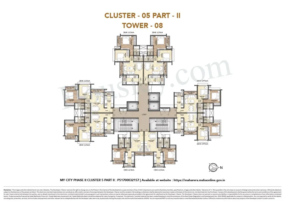 Runwal My City Blossom City Floor plan 3