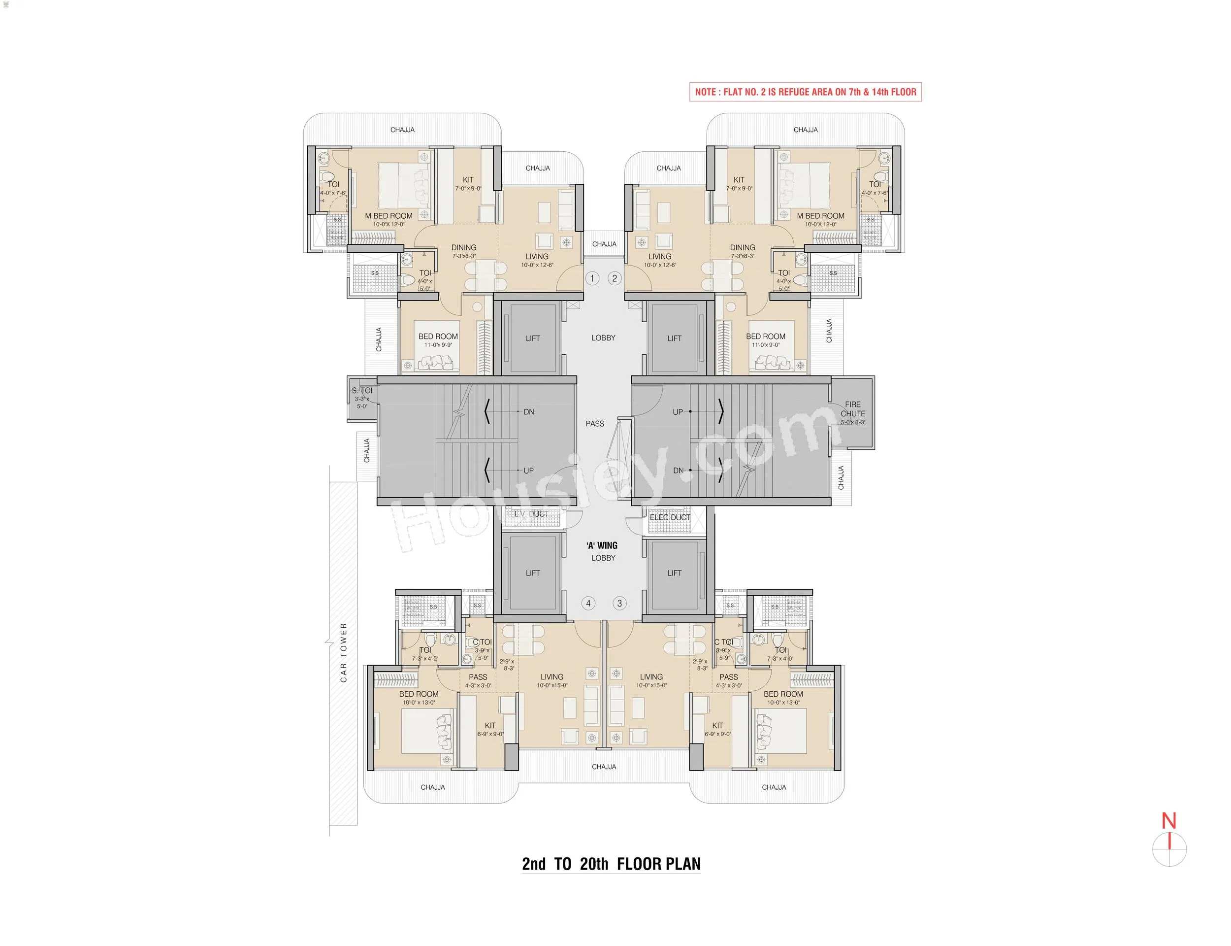 Ruparel Sky Greens Floor plan 2