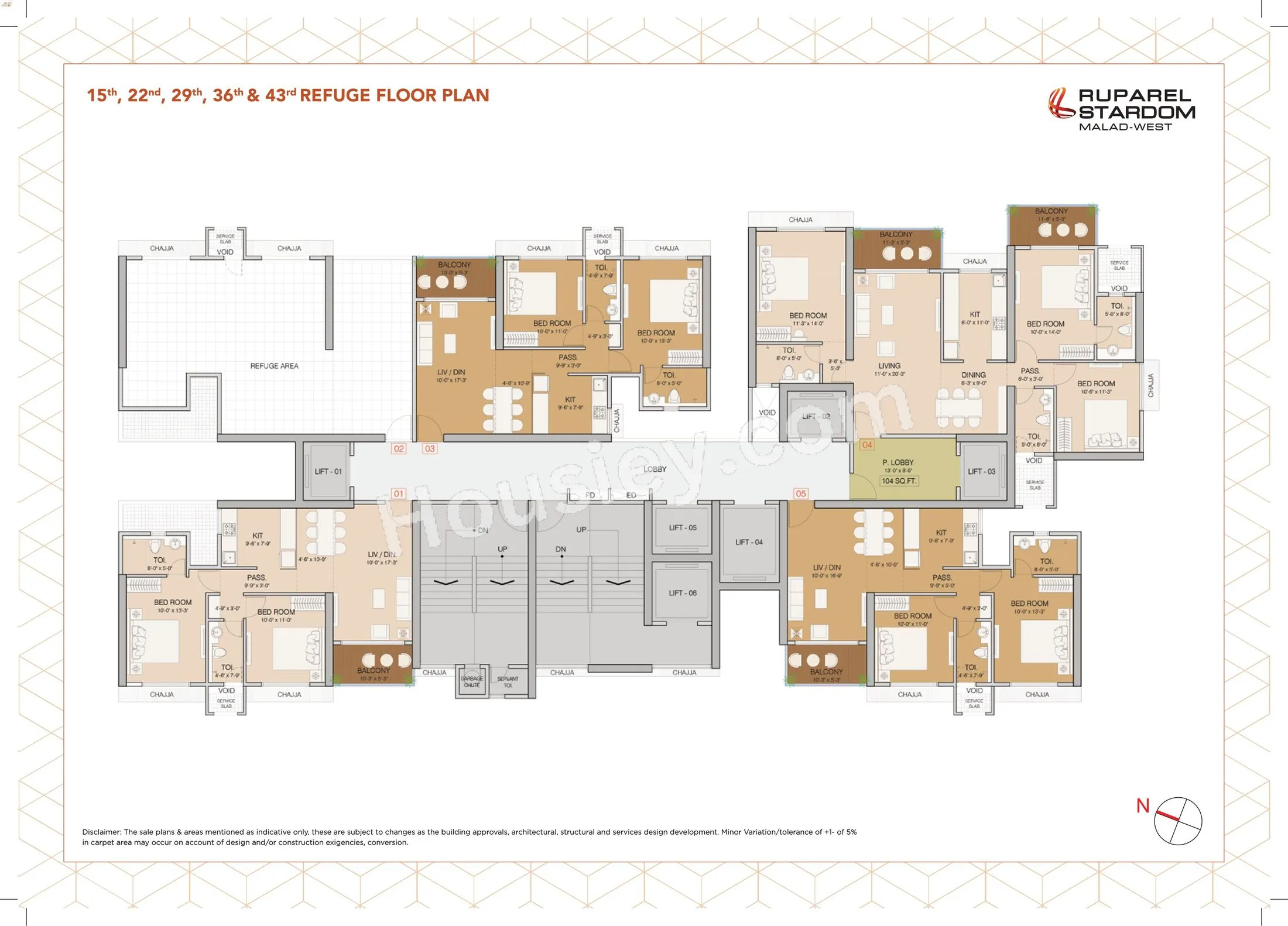 Ruparel Stardom Floor plan 1