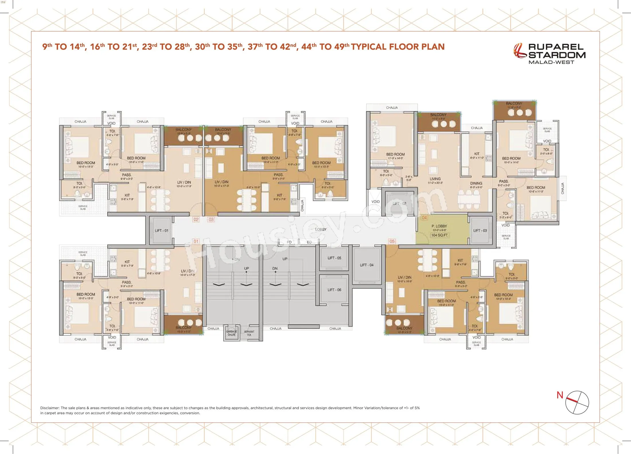 Ruparel Stardom Floor plan 2