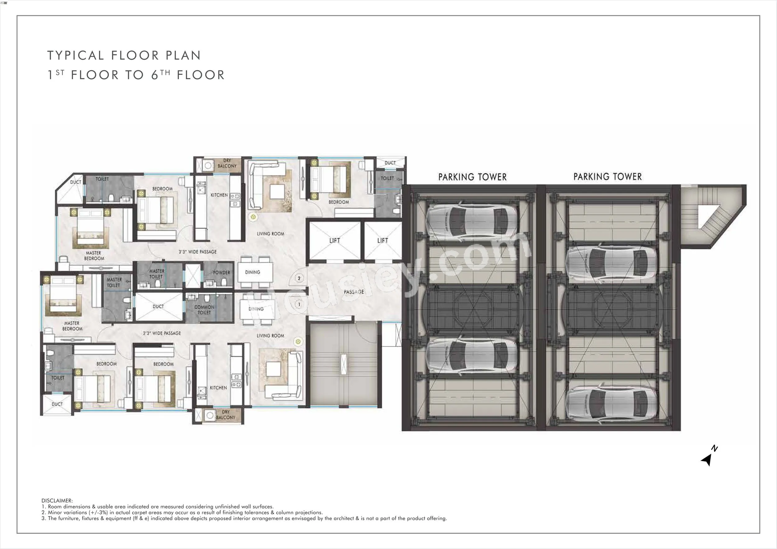 Rustomjee Aden Floor plan 1