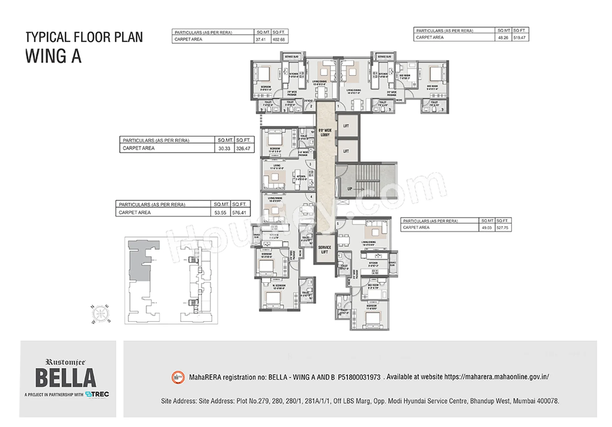 Rustomjee Bella Floor plan 2