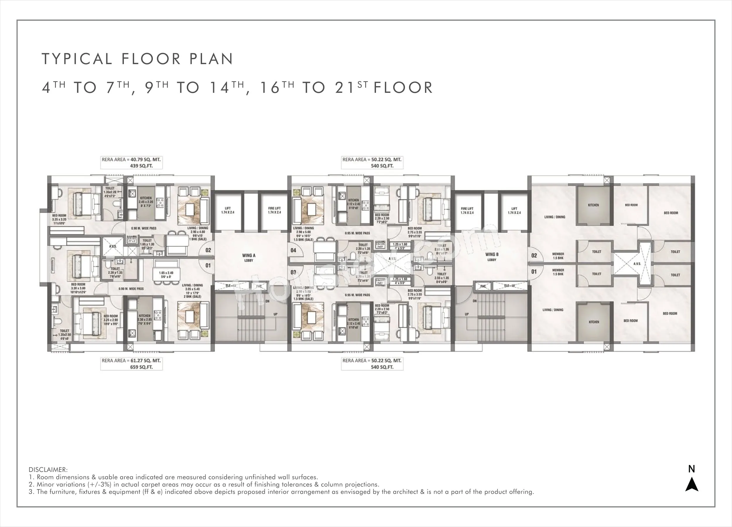 Rustomjee Cleon Floor plan 4