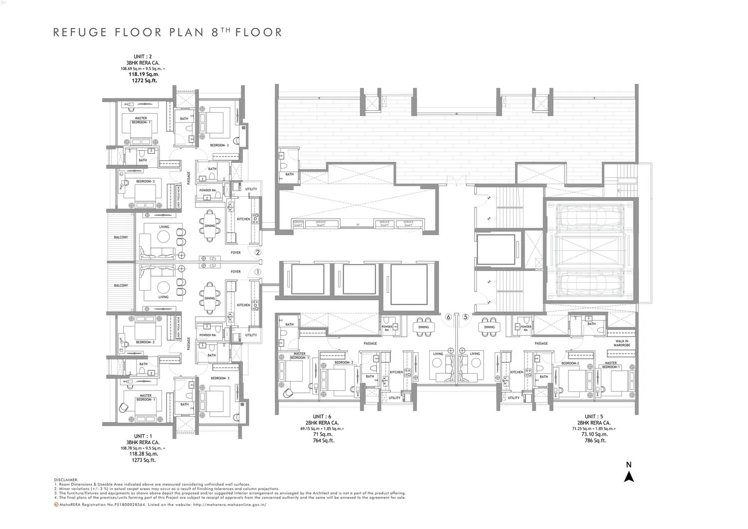 Rustomjee Reserve Floor plan 1