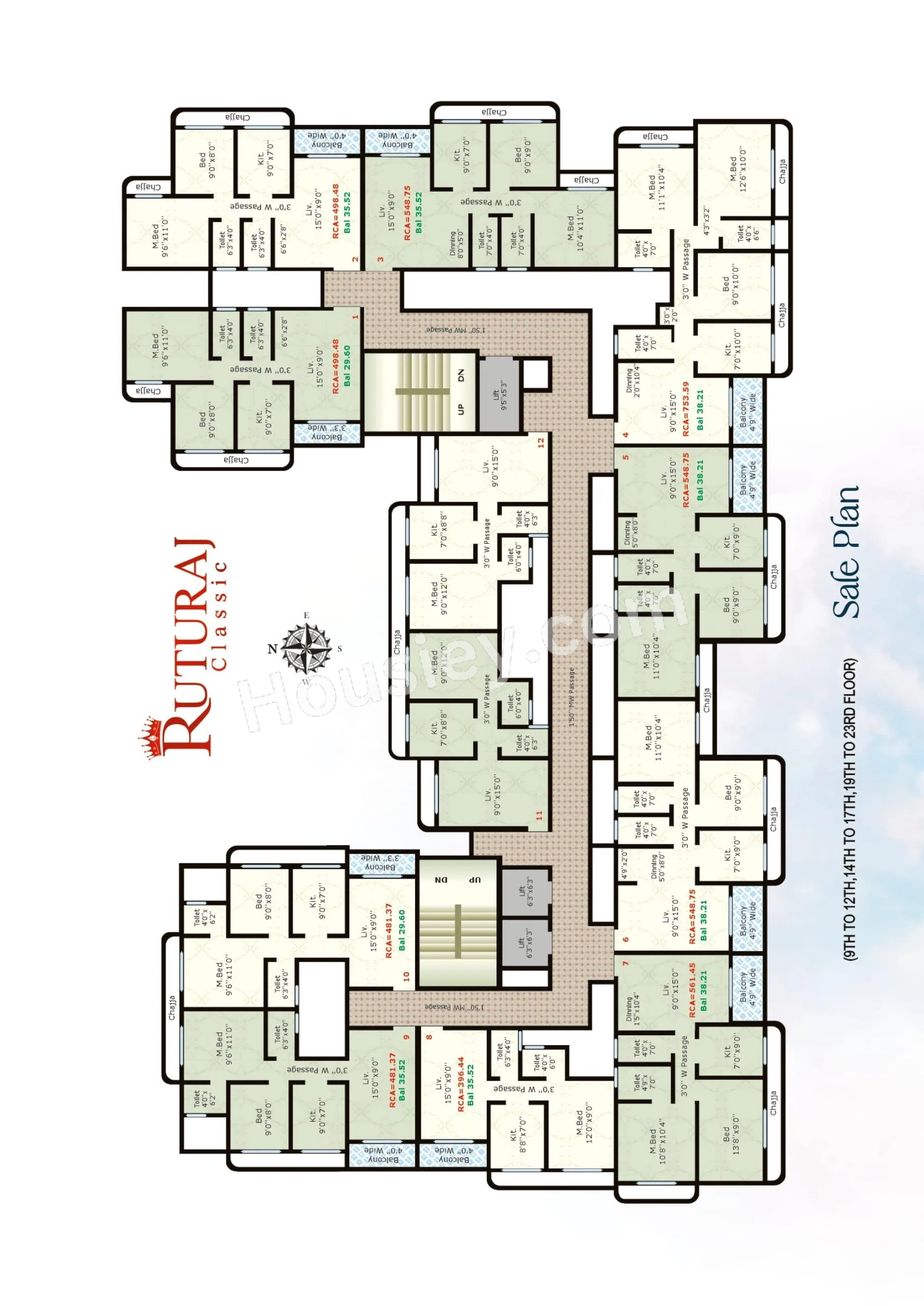 Ruturaj Classic Floor plan 3