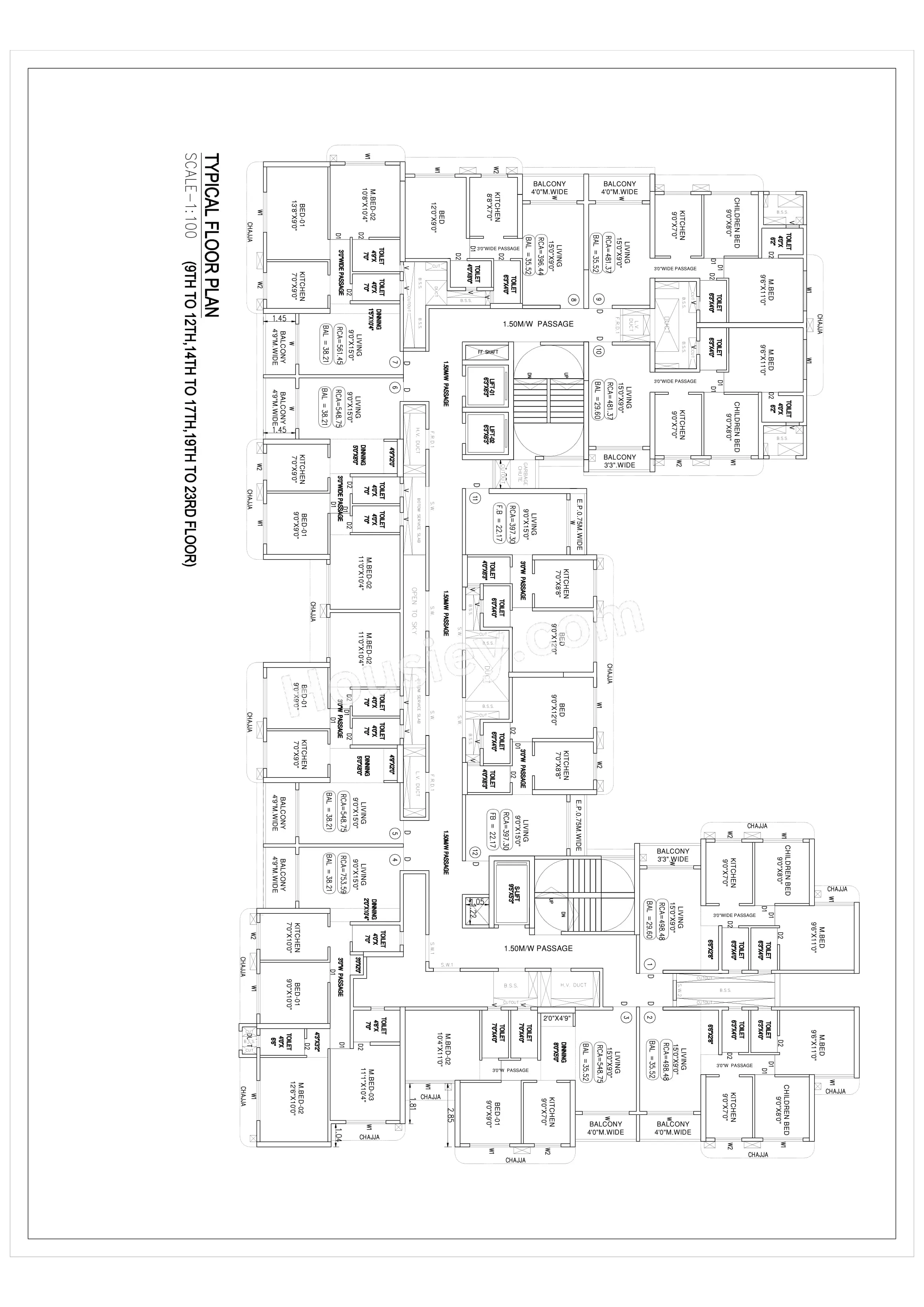 Ruturaj Classic Floor plan 5