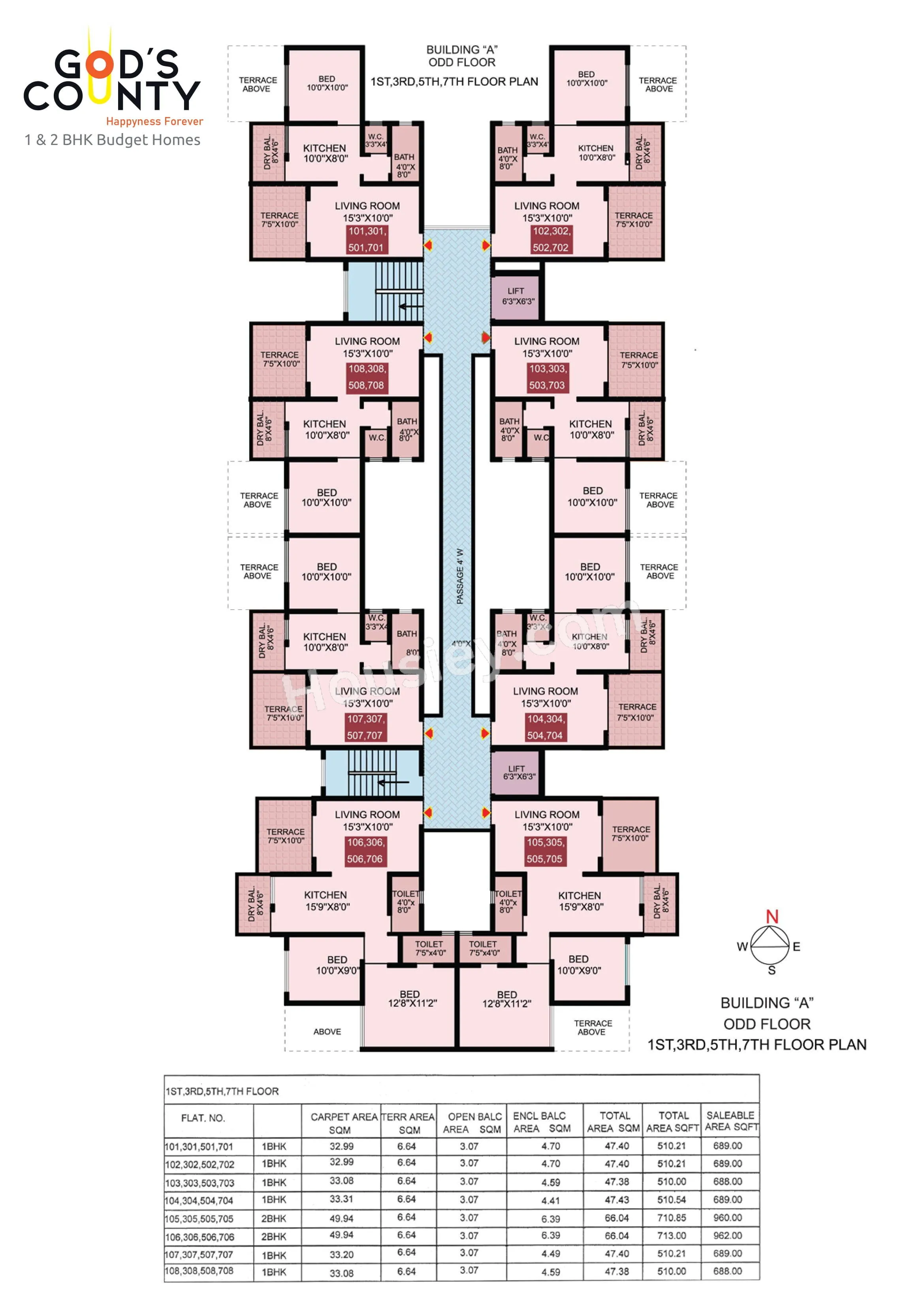 SB Gods County Floor plan 1