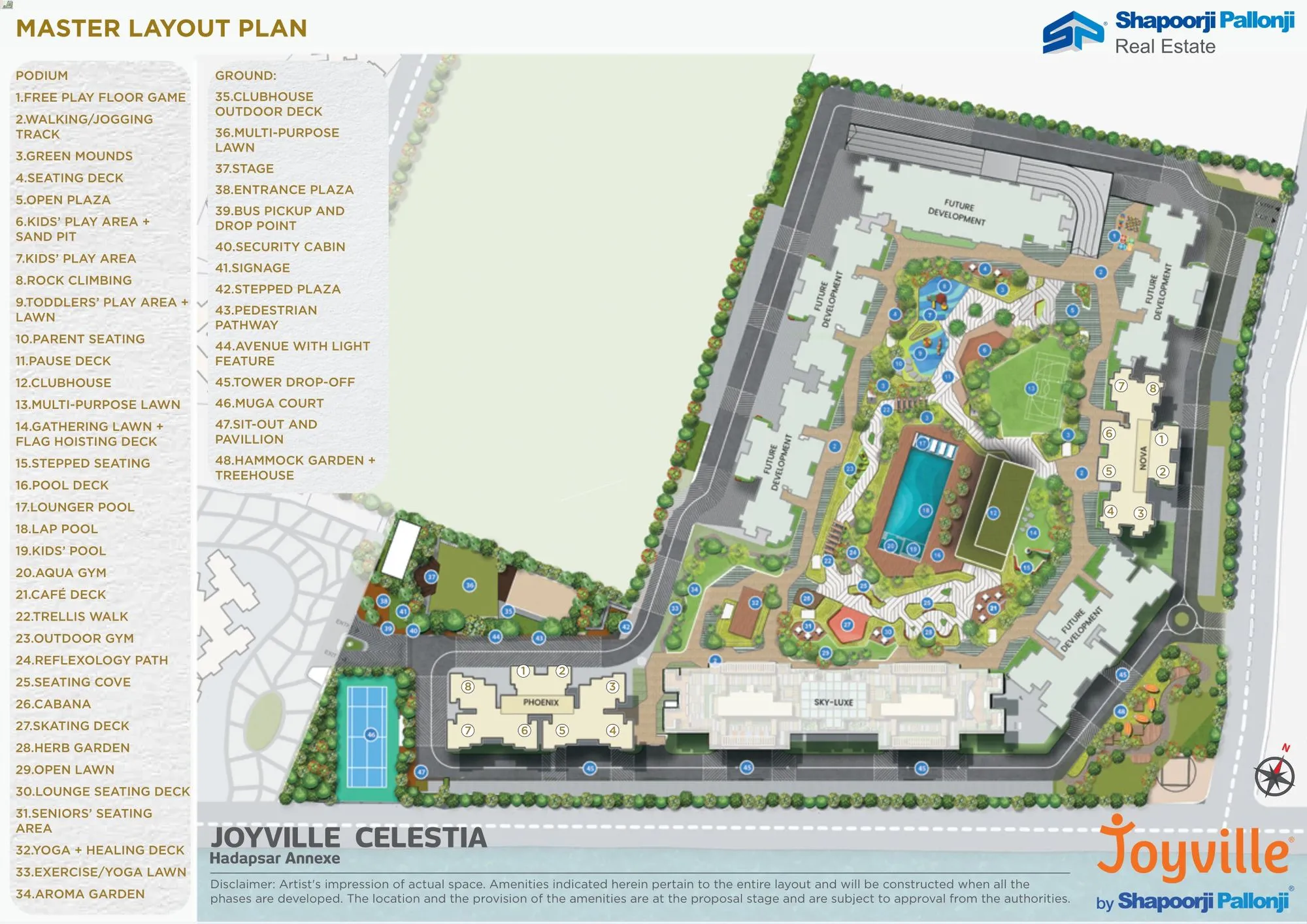 Shapoorji Joyville Celestia Master Plan