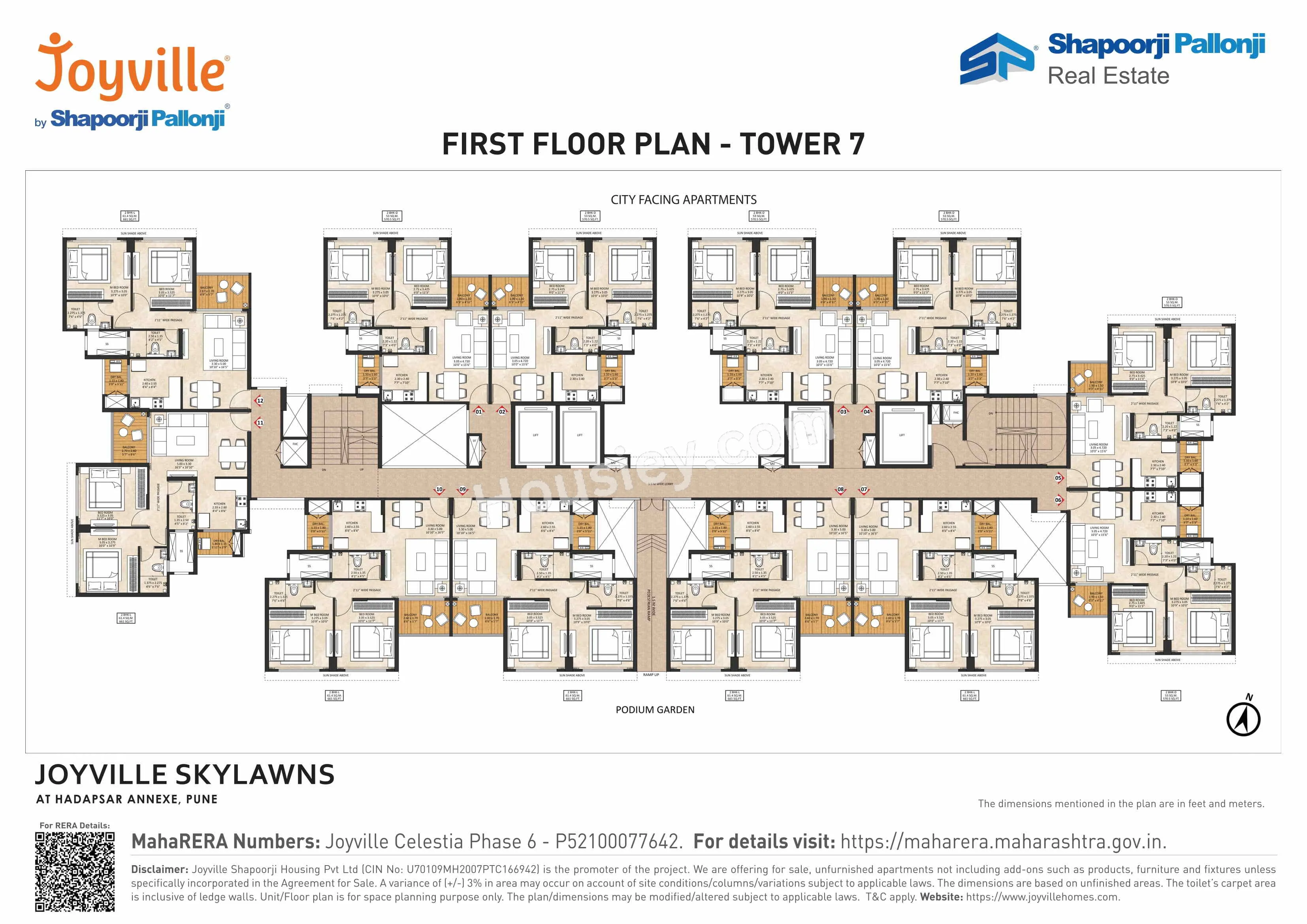 Shapoorji Joyville Skylawns Floor plan 2