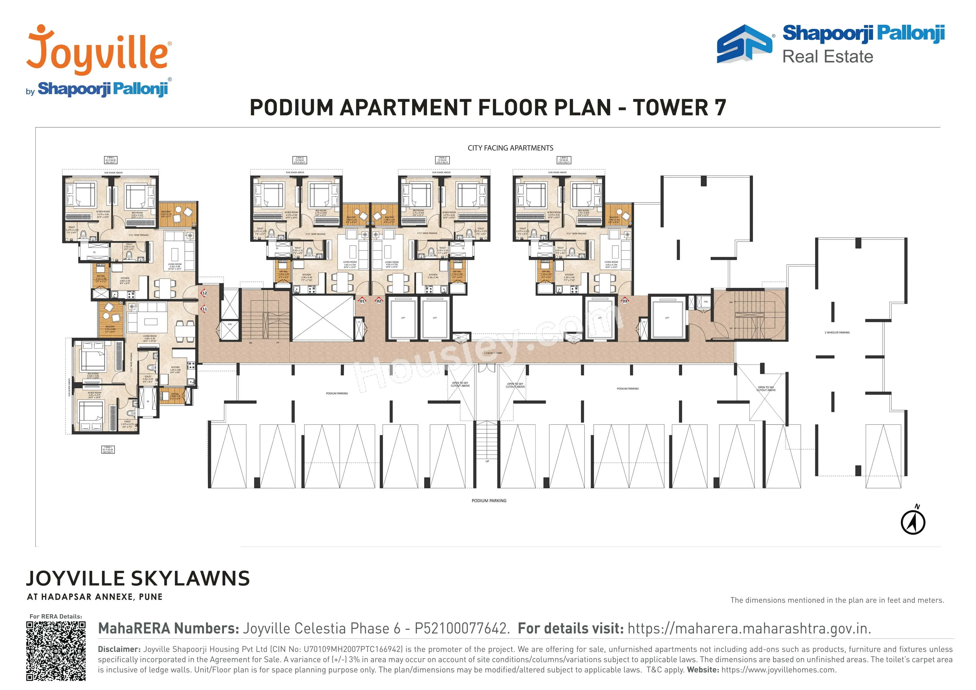 Shapoorji Joyville Skylawns Floor plan 1
