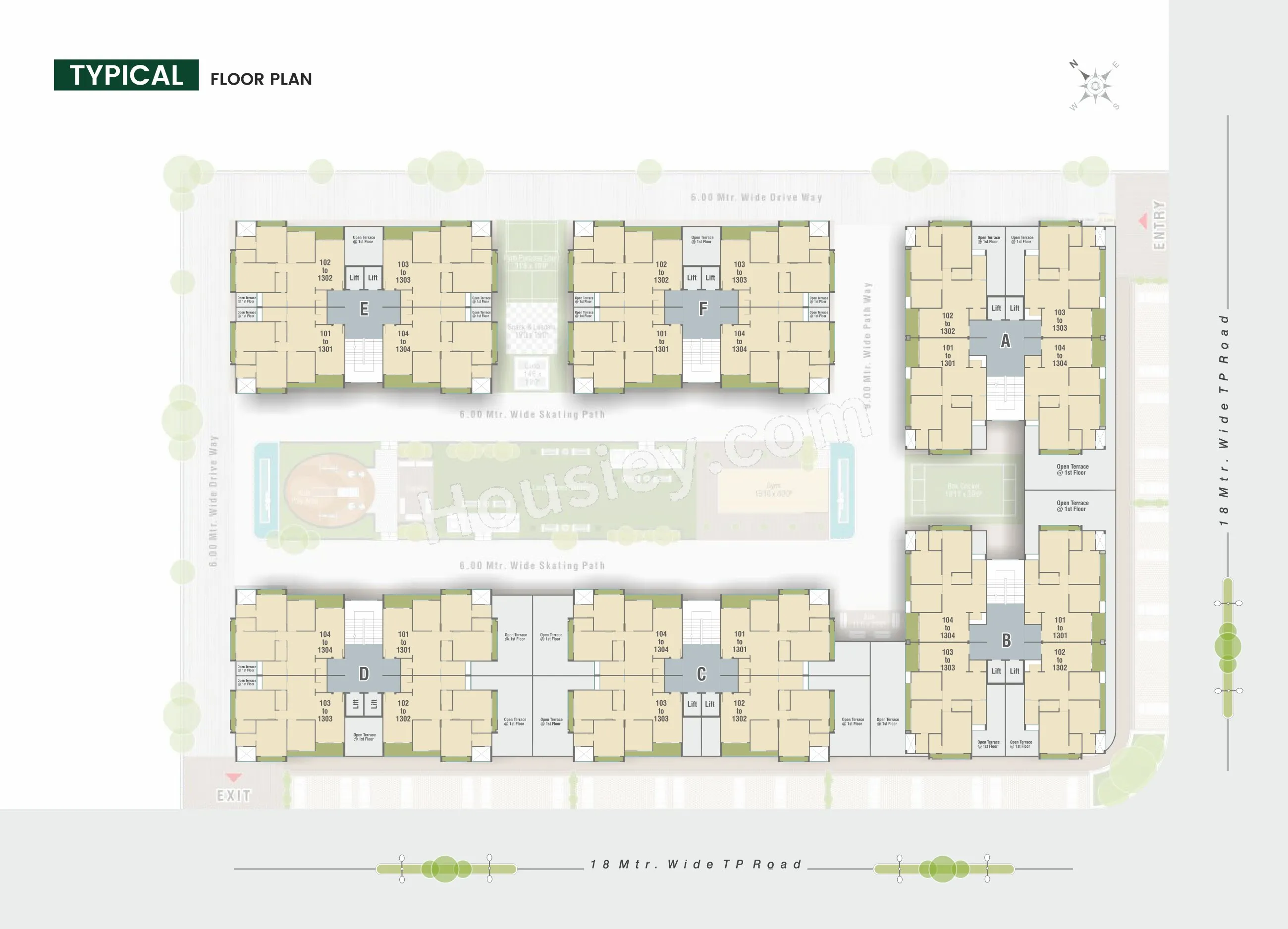 Sahjanand Saffron Flora Floor plan 2