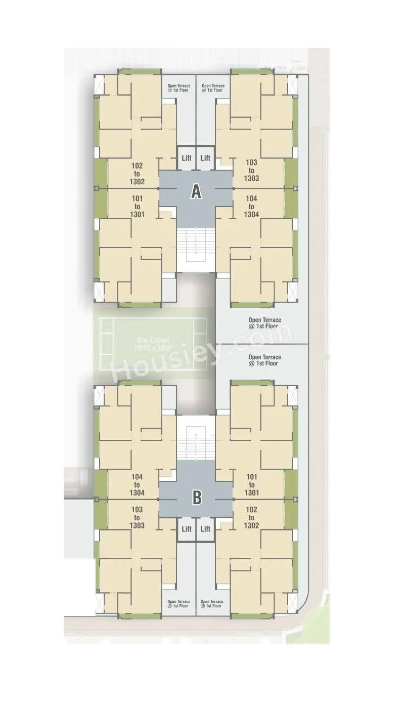 Sahjanand Saffron Flora Floor plan 1