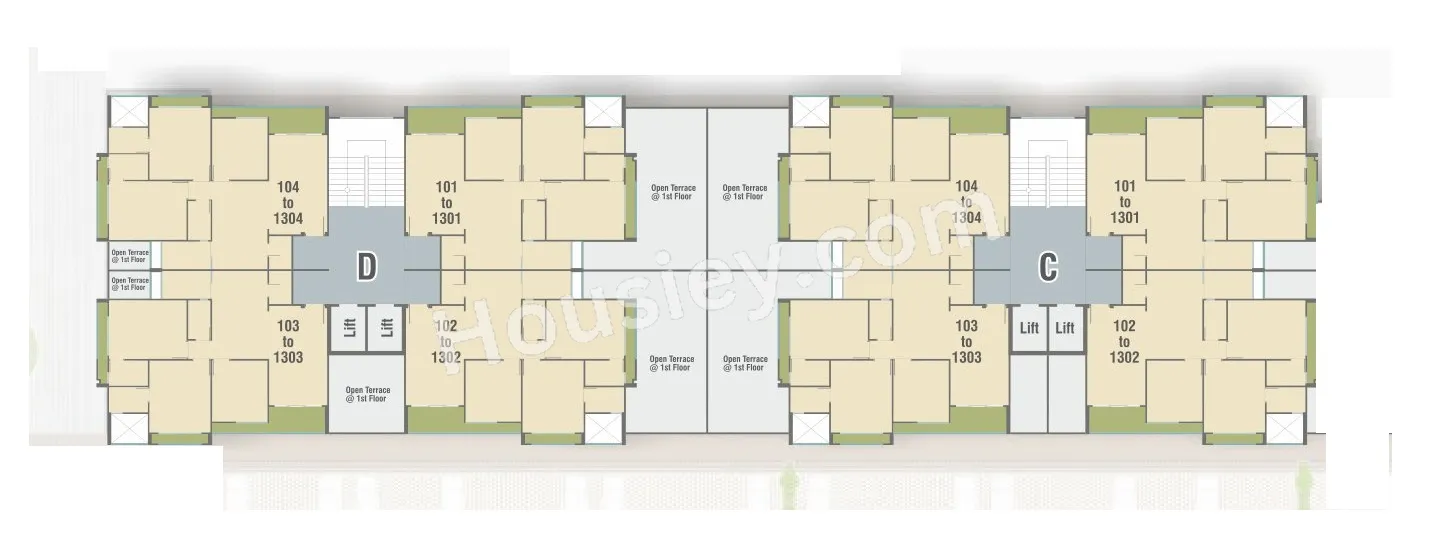 Sahjanand Saffron Flora Floor plan 3