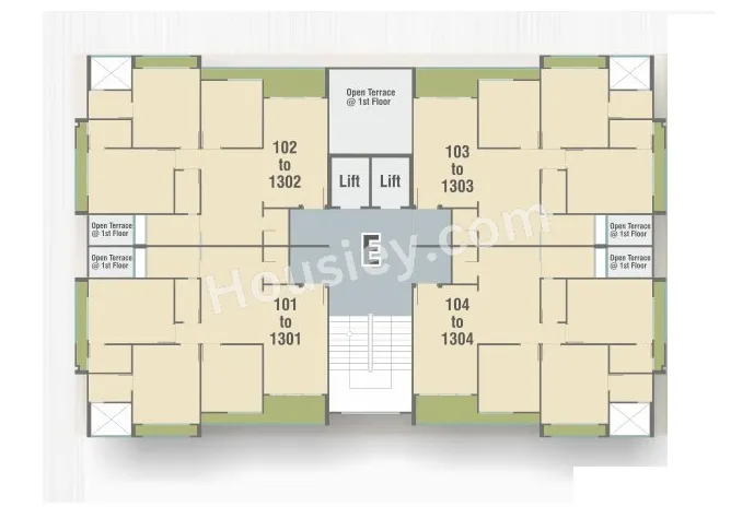 Sahjanand Saffron Flora Floor plan 4