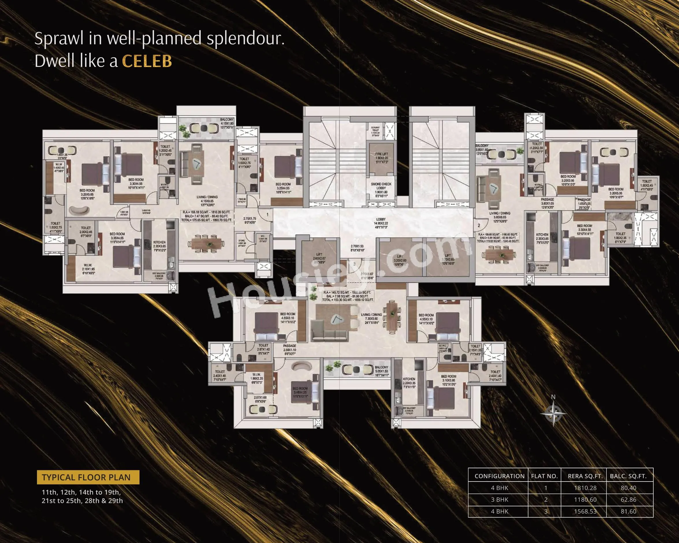 Sahakar Vogue 77 Floor Plan