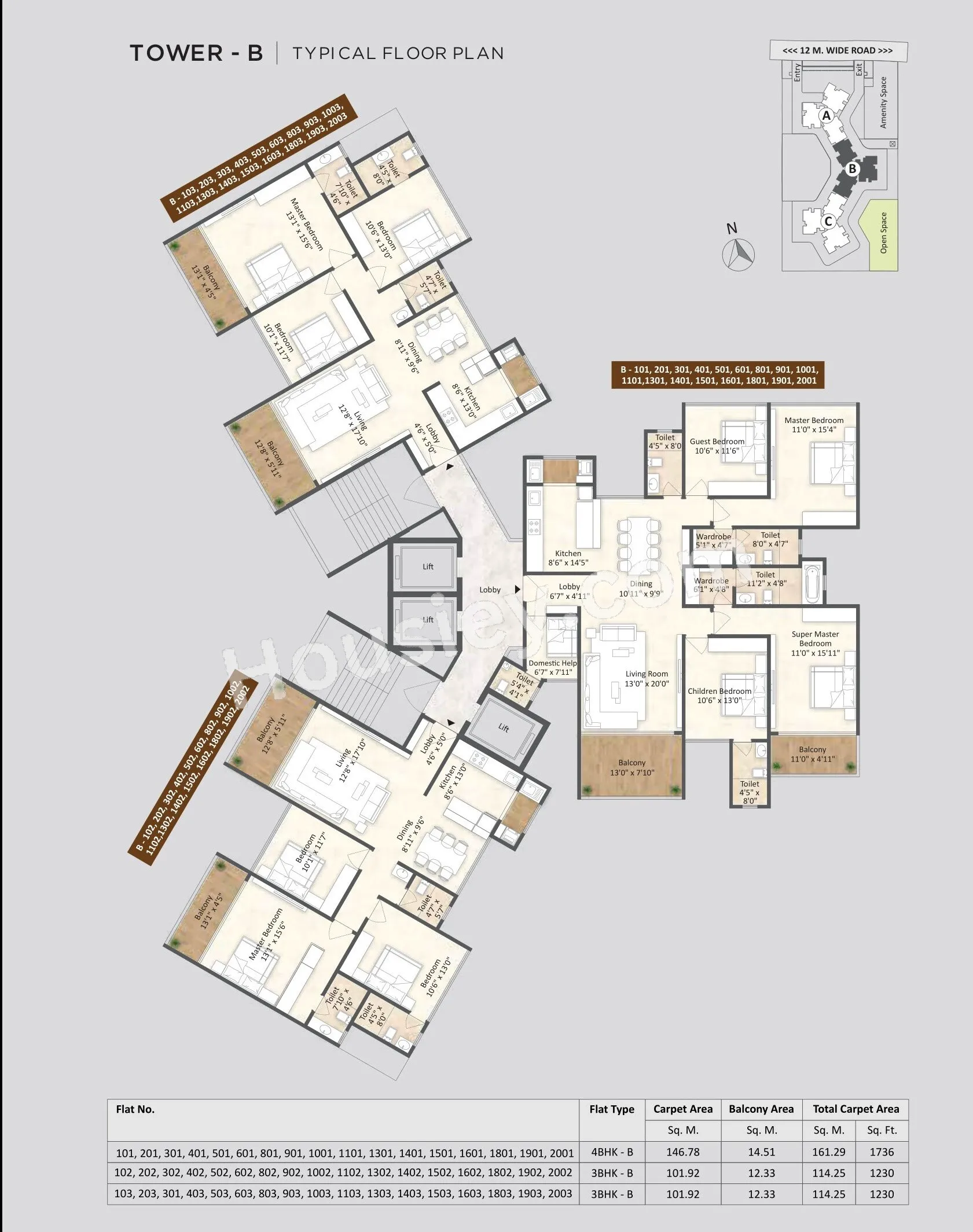 Saheel ITrend Palacio Floor plan 1