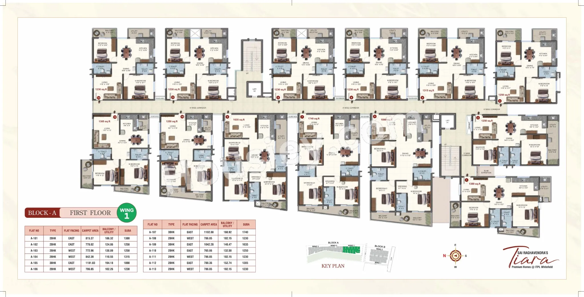 Sai Raghavendra Tiara Floor plan 1