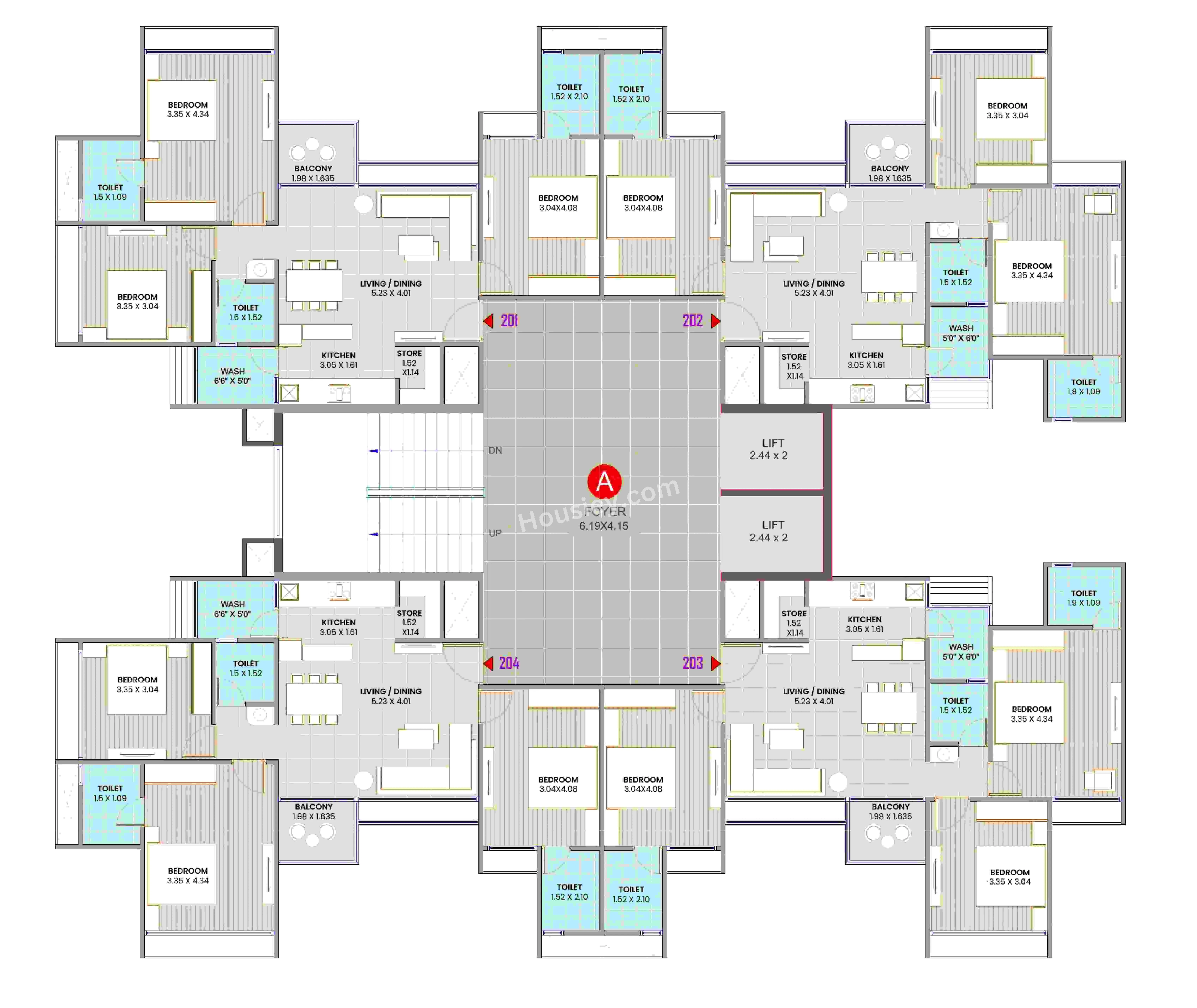 Sakar Prime Floor plan 2