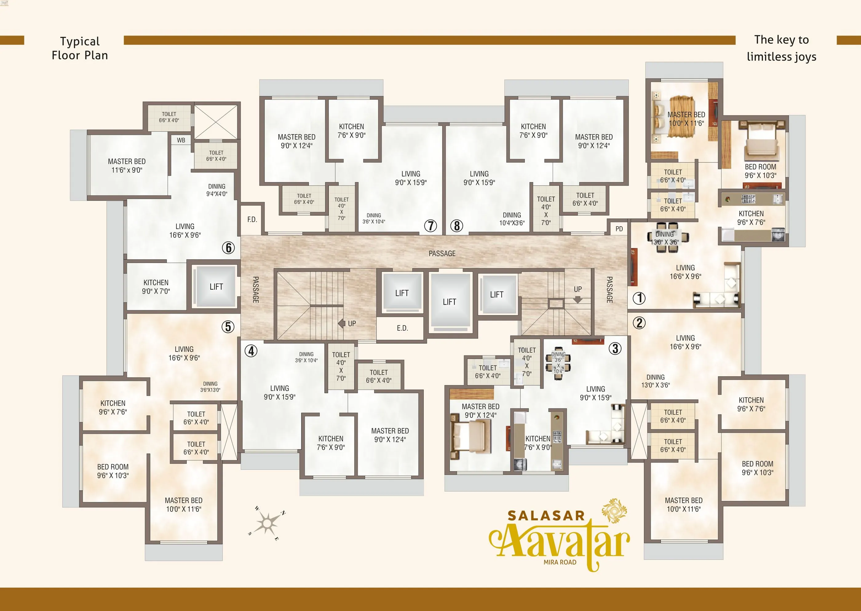 Salasar Aavatar Floor plan 2