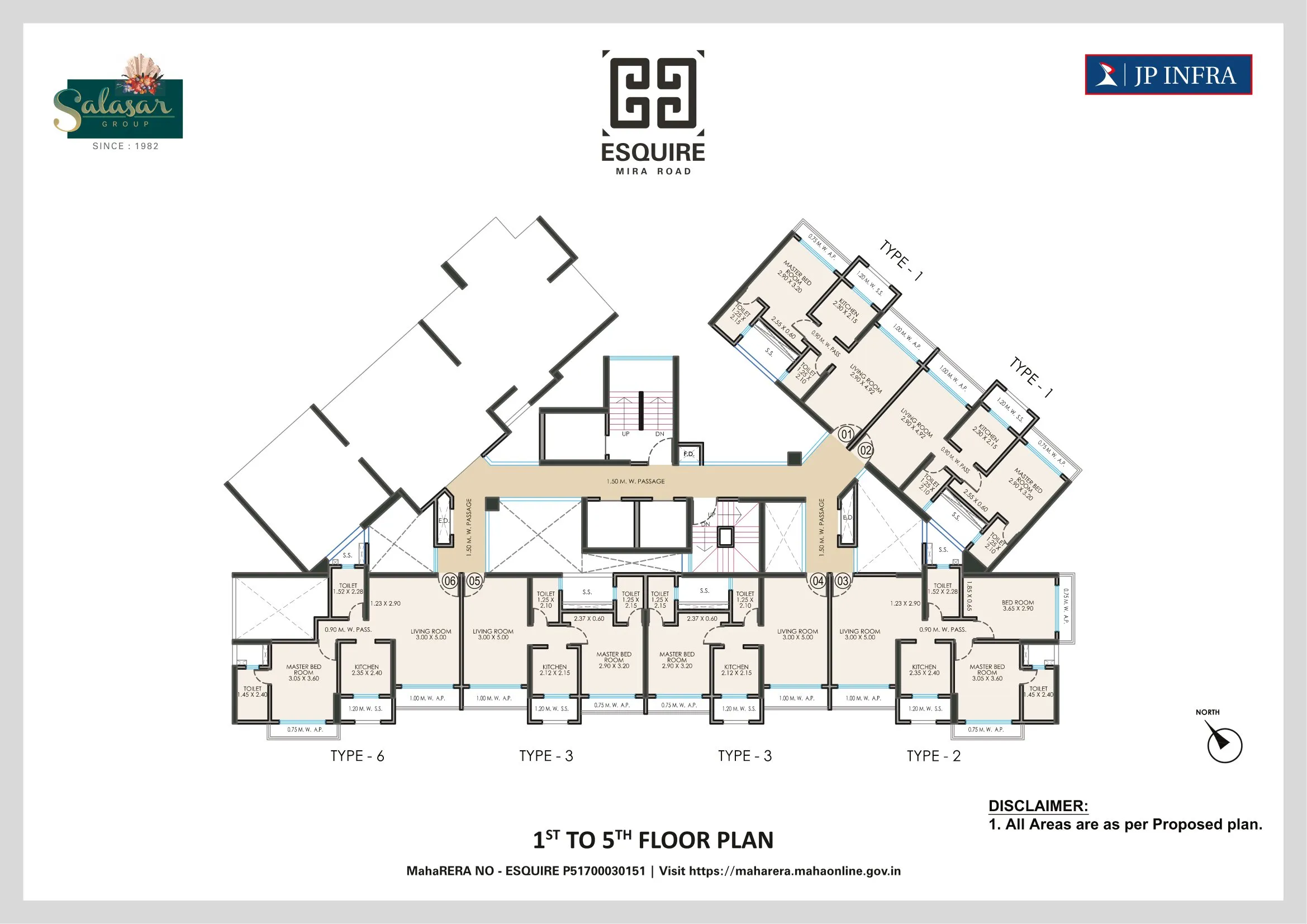 Salasar Esquire Floor plan 1