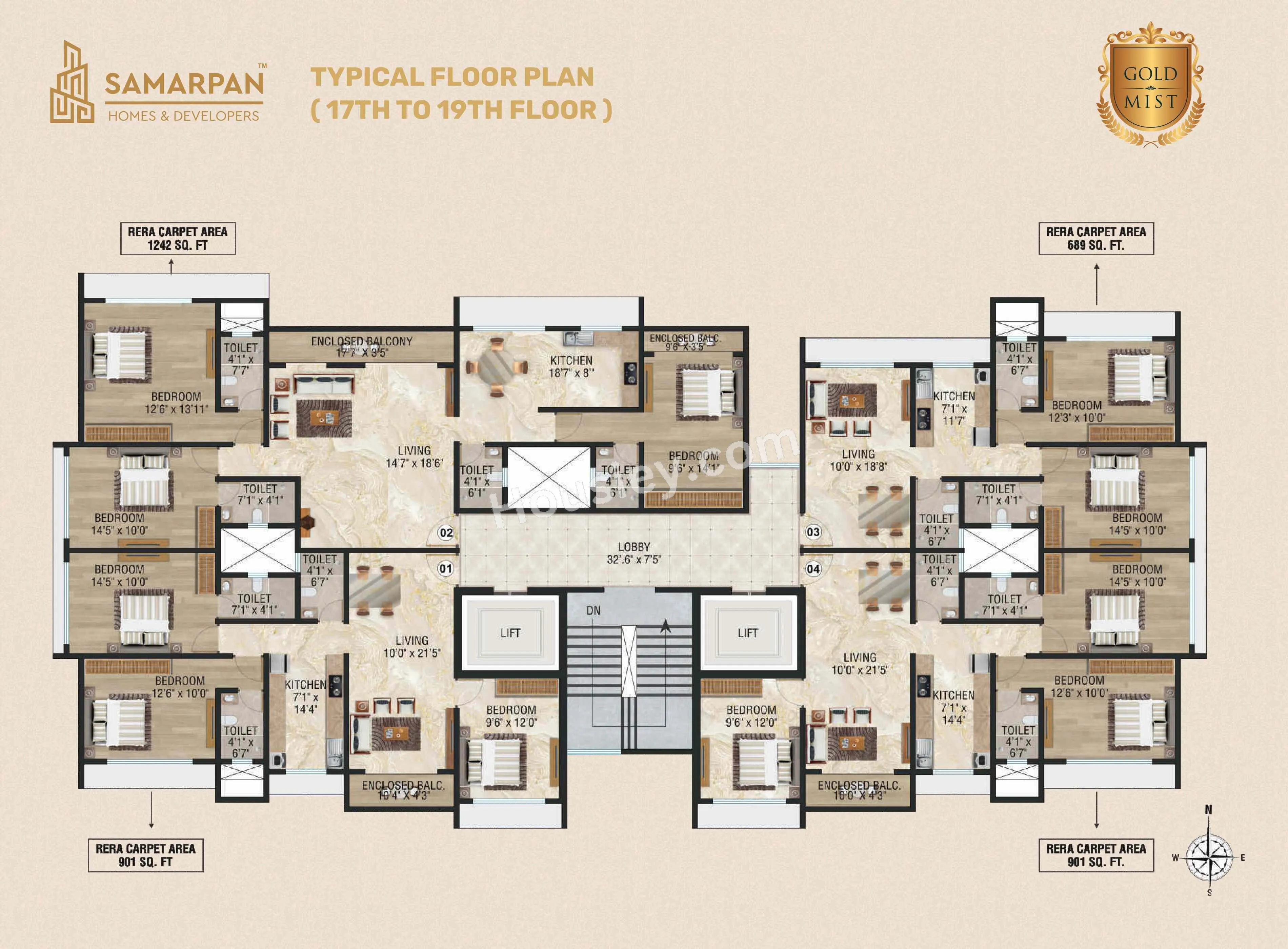 Samarpan Goldmist Floor plan 1