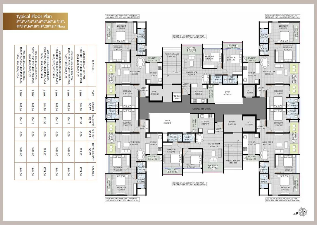 Garve Samrajya Floor plan 2