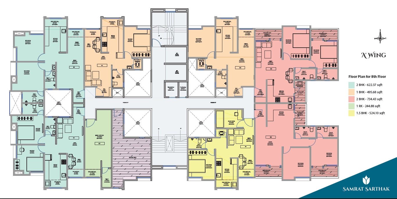 Bora Samrat Sarthak Floor plan 2