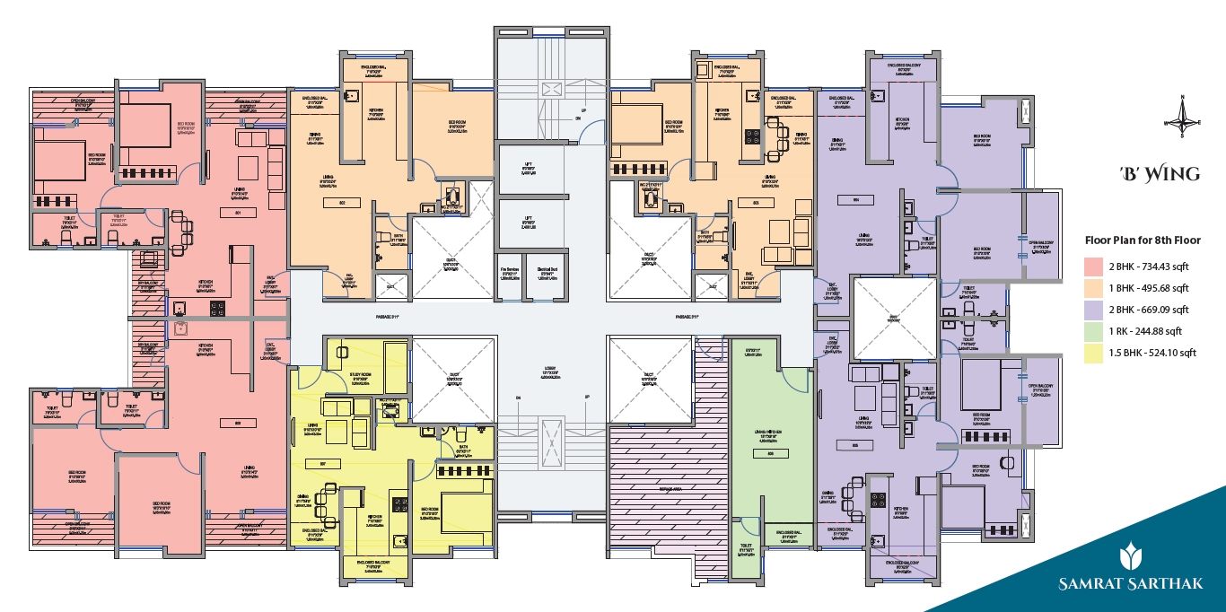 Bora Samrat Sarthak Floor plan 3