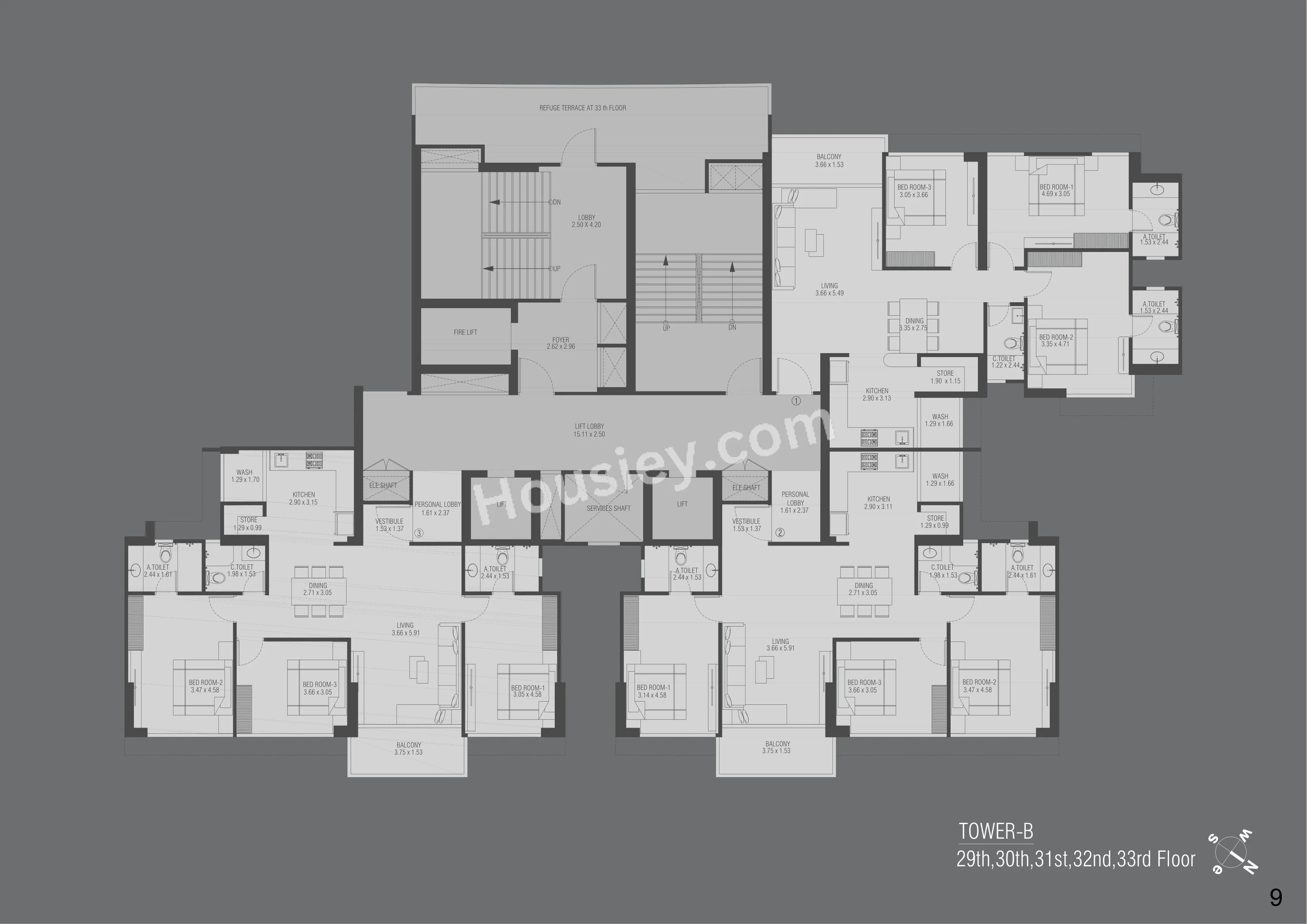 Sangath Accolade Floor plan 4