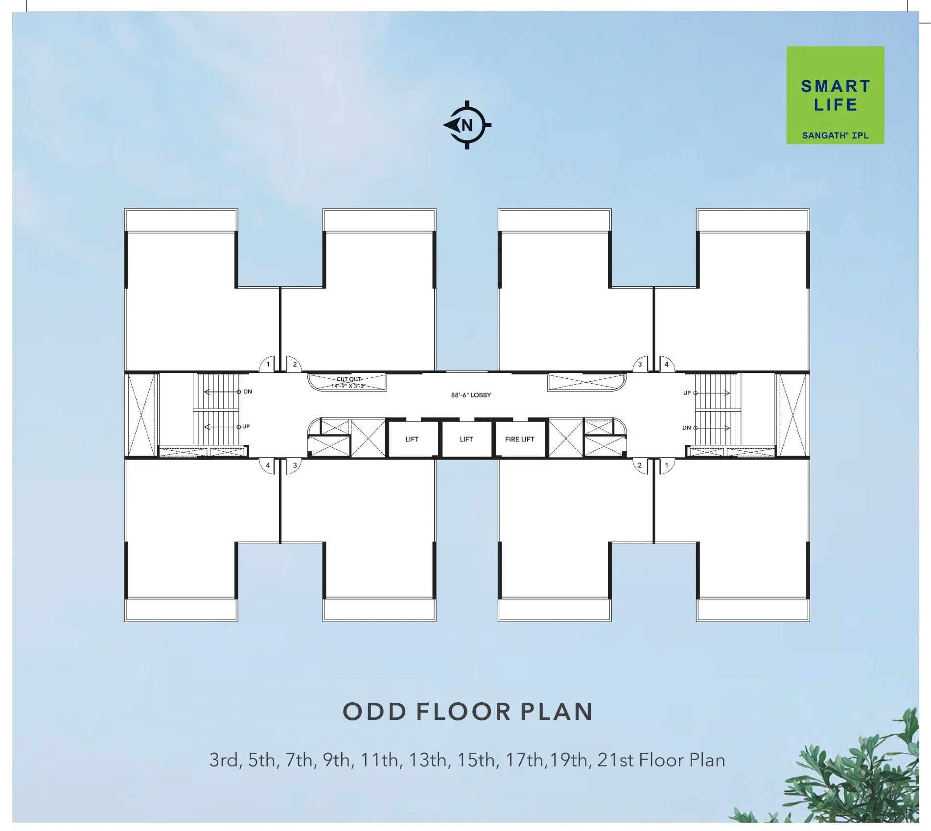 Sangath Smart Life Floor plan 3
