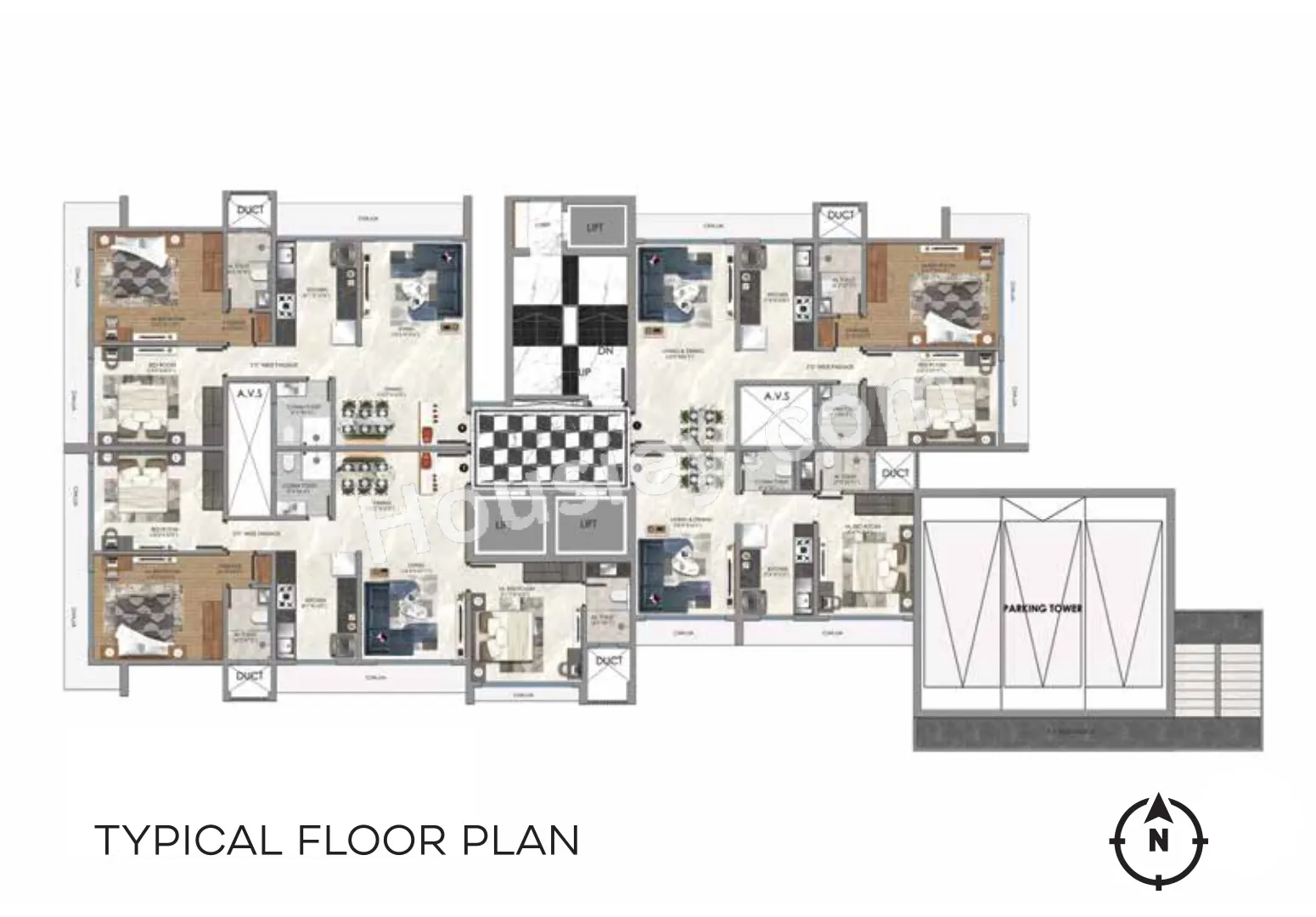 Sanghvi Crystal Floor Plan