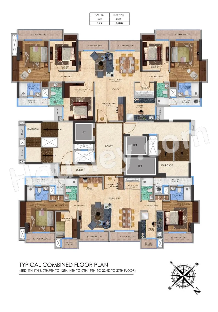 Sanghvi Nesta Floor plan 1