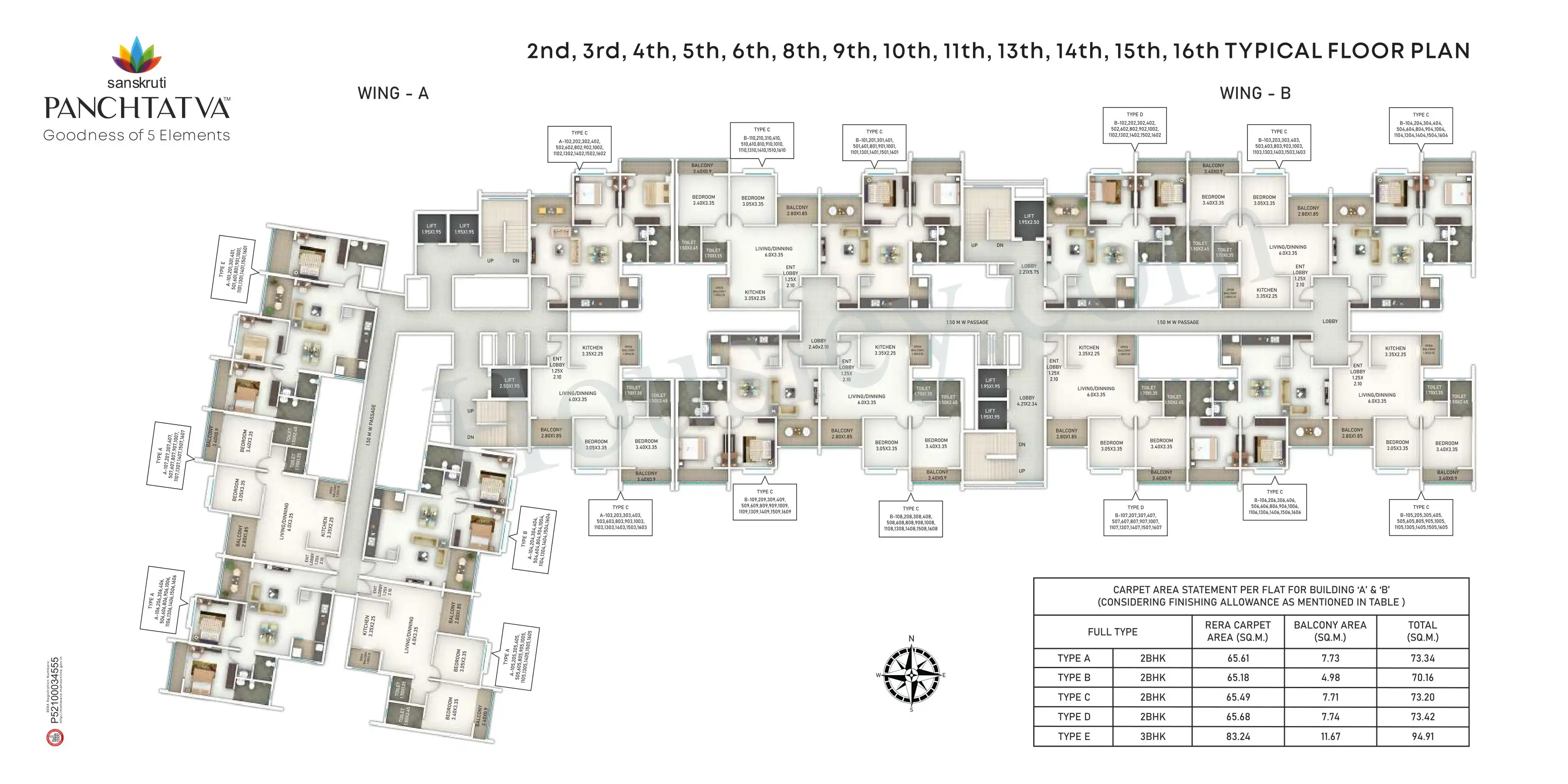 Sanskruti Panchtatva Floor plan 2