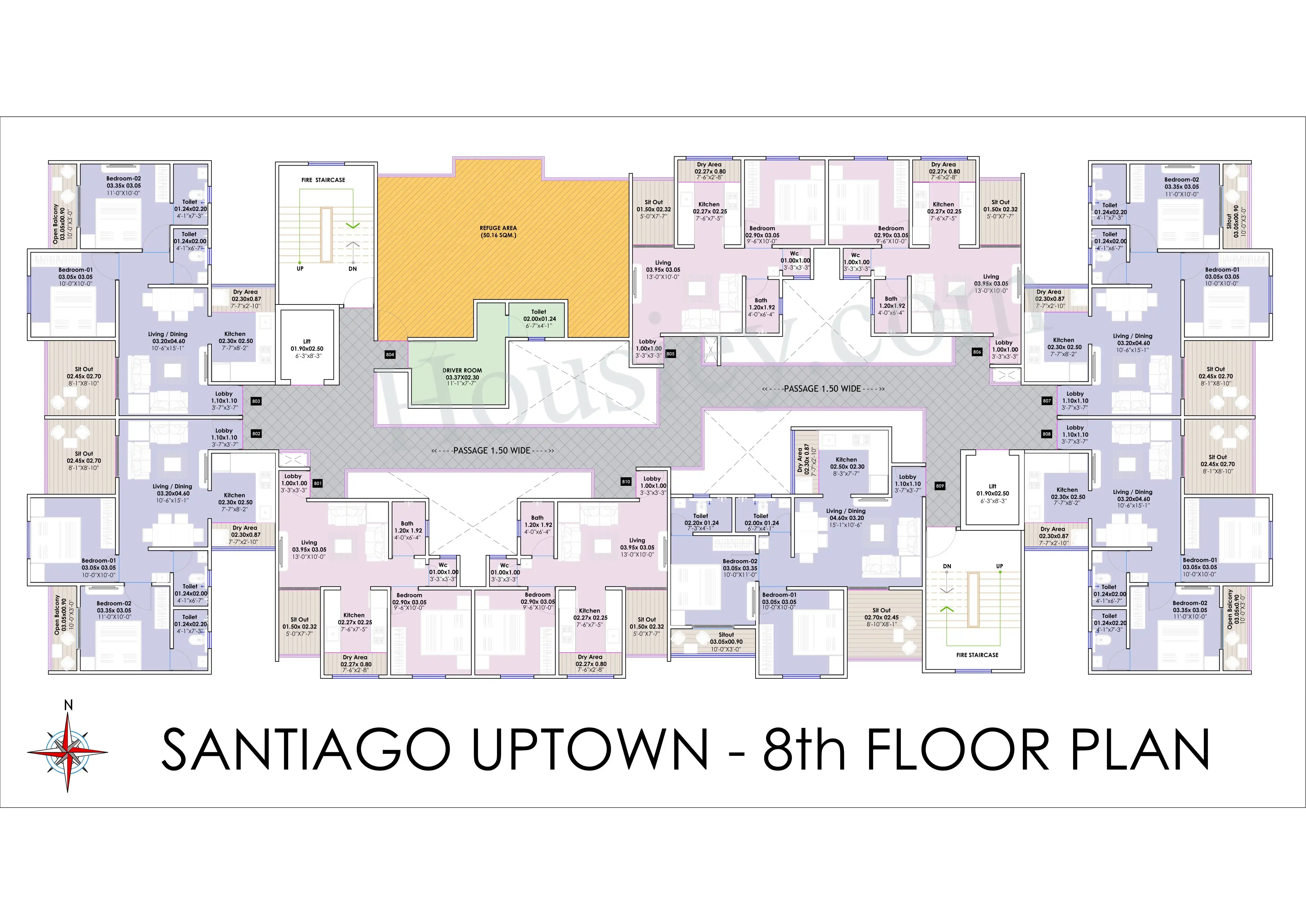 Santiago Uptown Floor plan 1