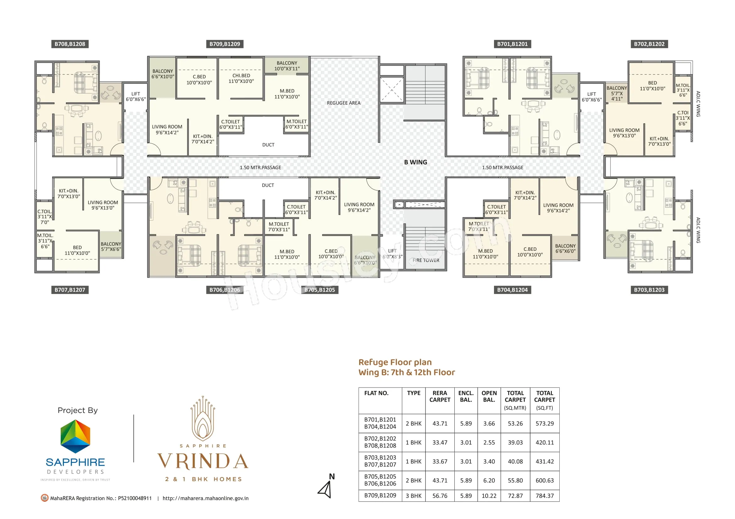 Sapphire Vrinda Floor plan 1