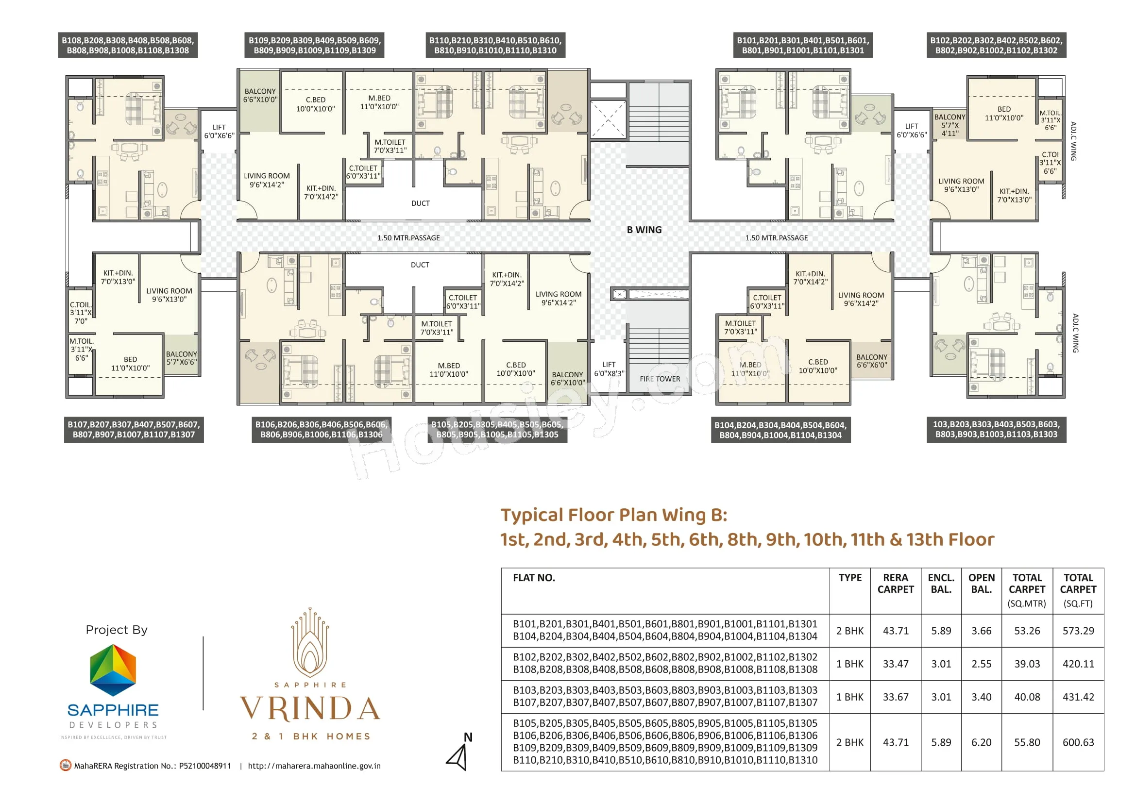 Sapphire Vrinda Floor plan 2
