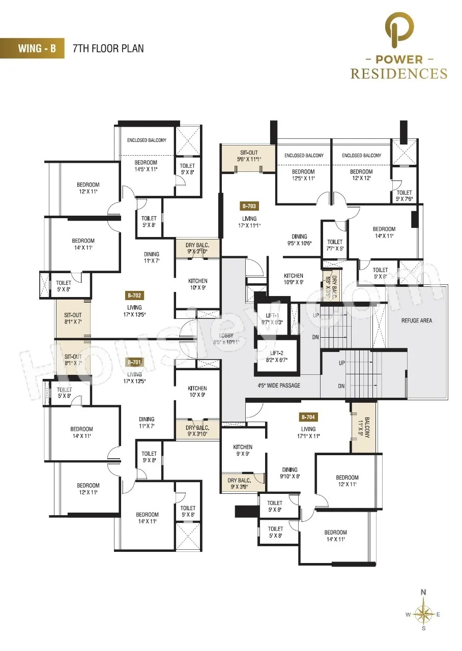 Sapra Power Residences Floor plan 2