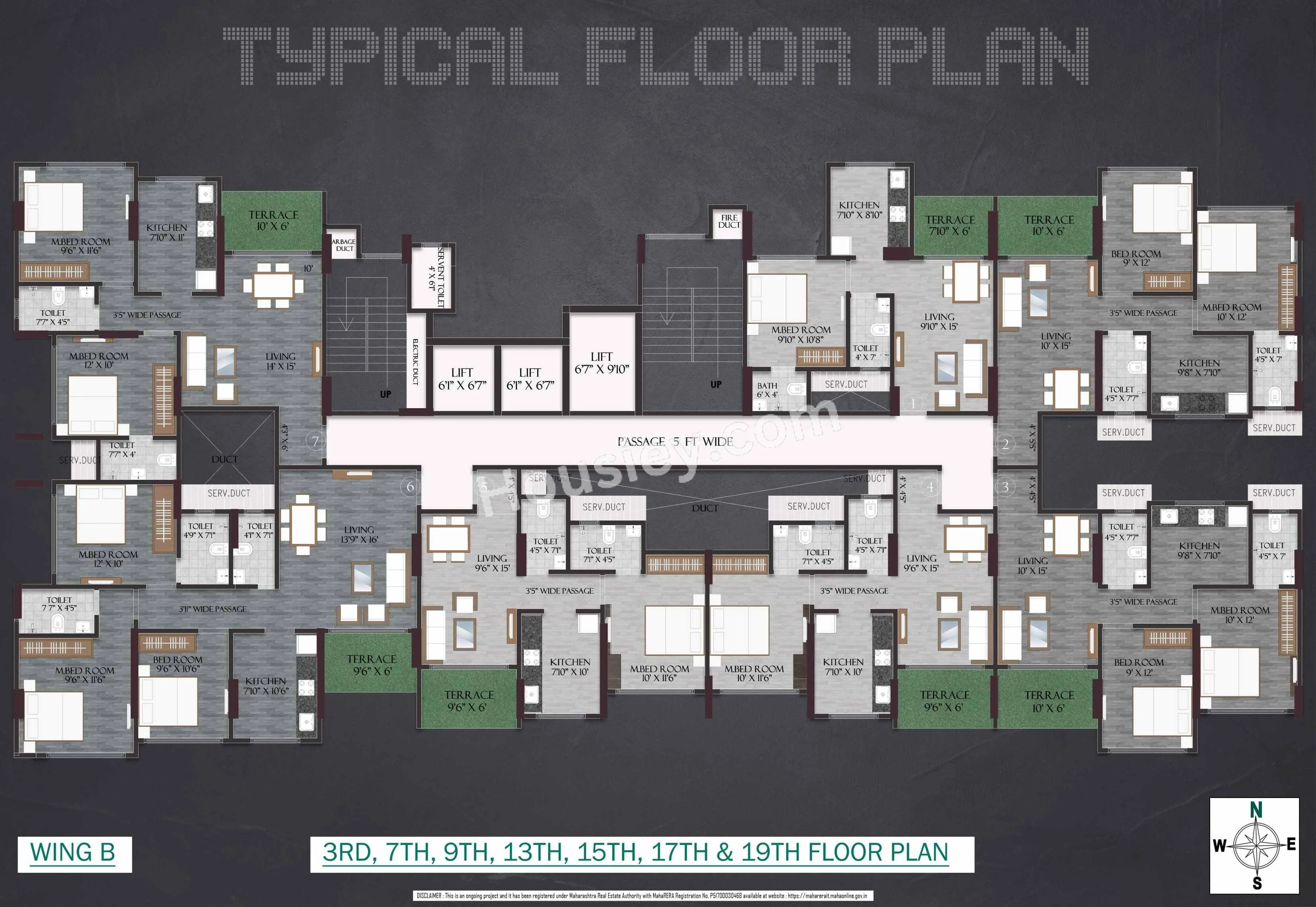 Sarvoday Symphony Floor plan 4