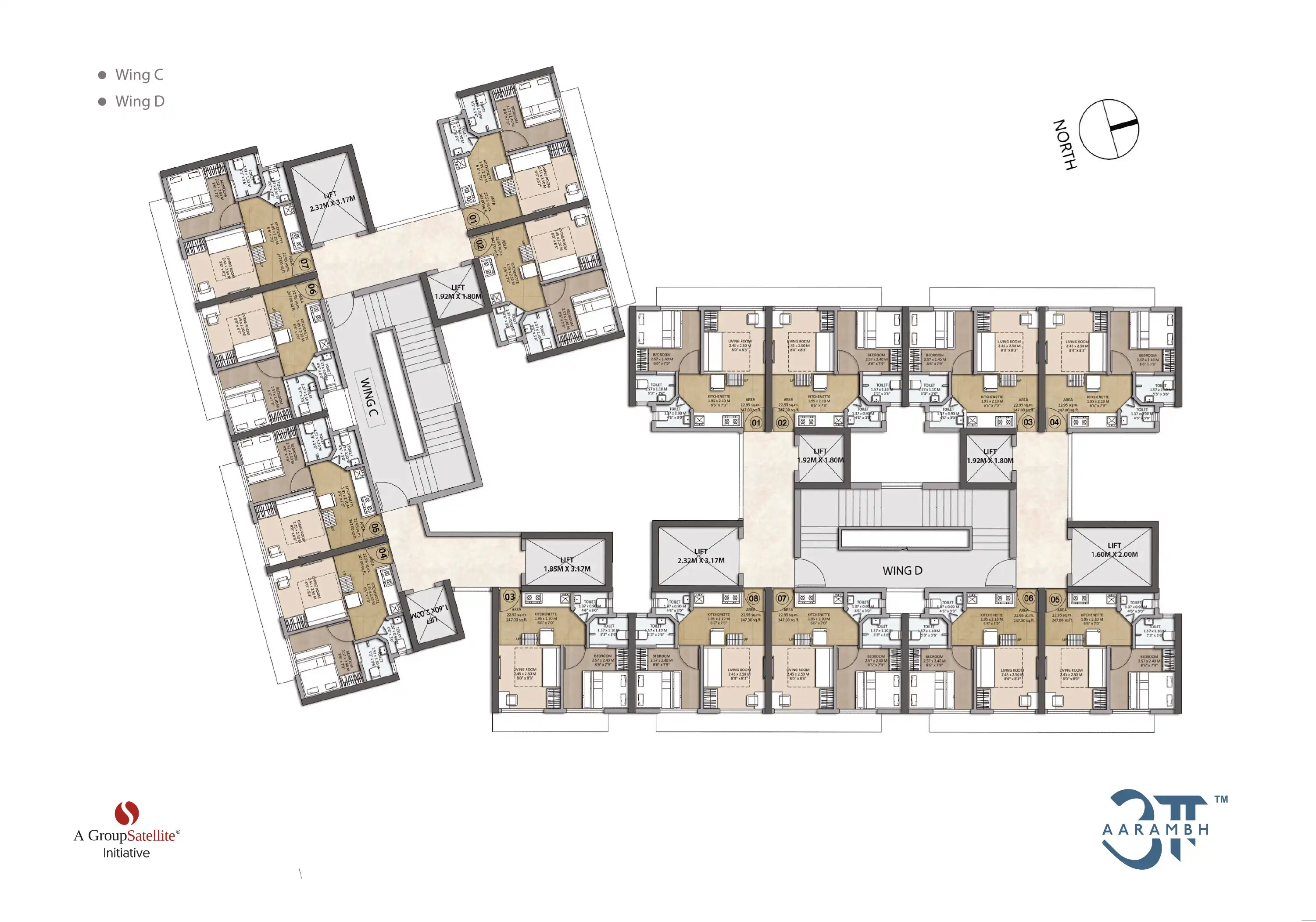 Satellite Aarambh Floor plan 2