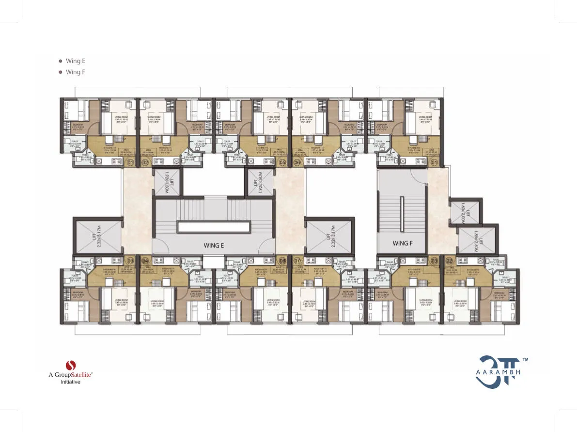 Satellite Aarambh Floor plan 1