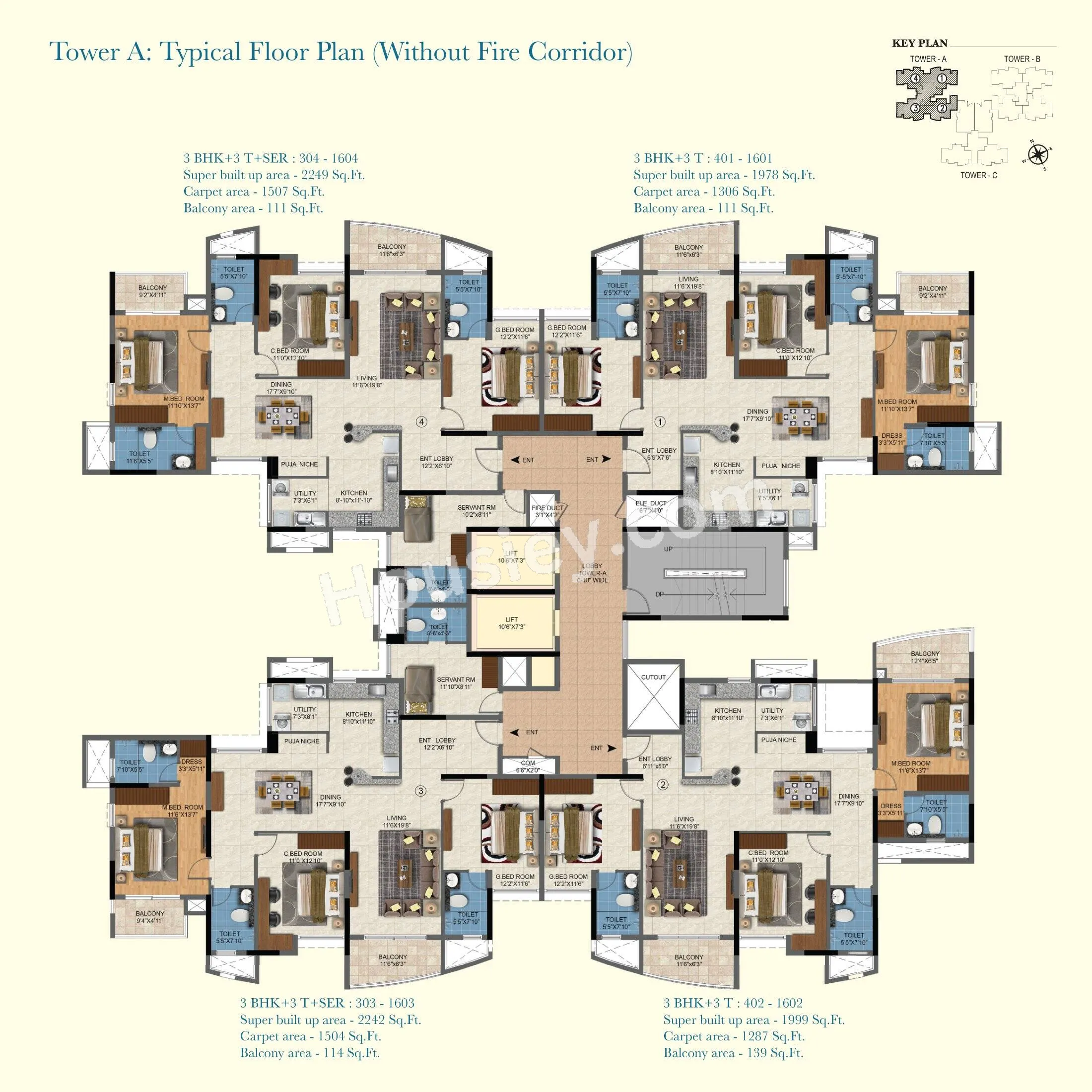 Sattva Aqua Vista Floor plan 1