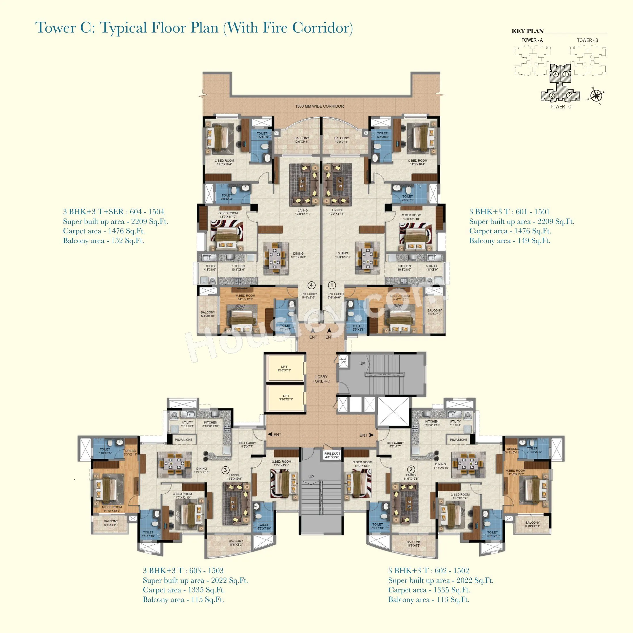 Sattva Aqua Vista Floor plan 6