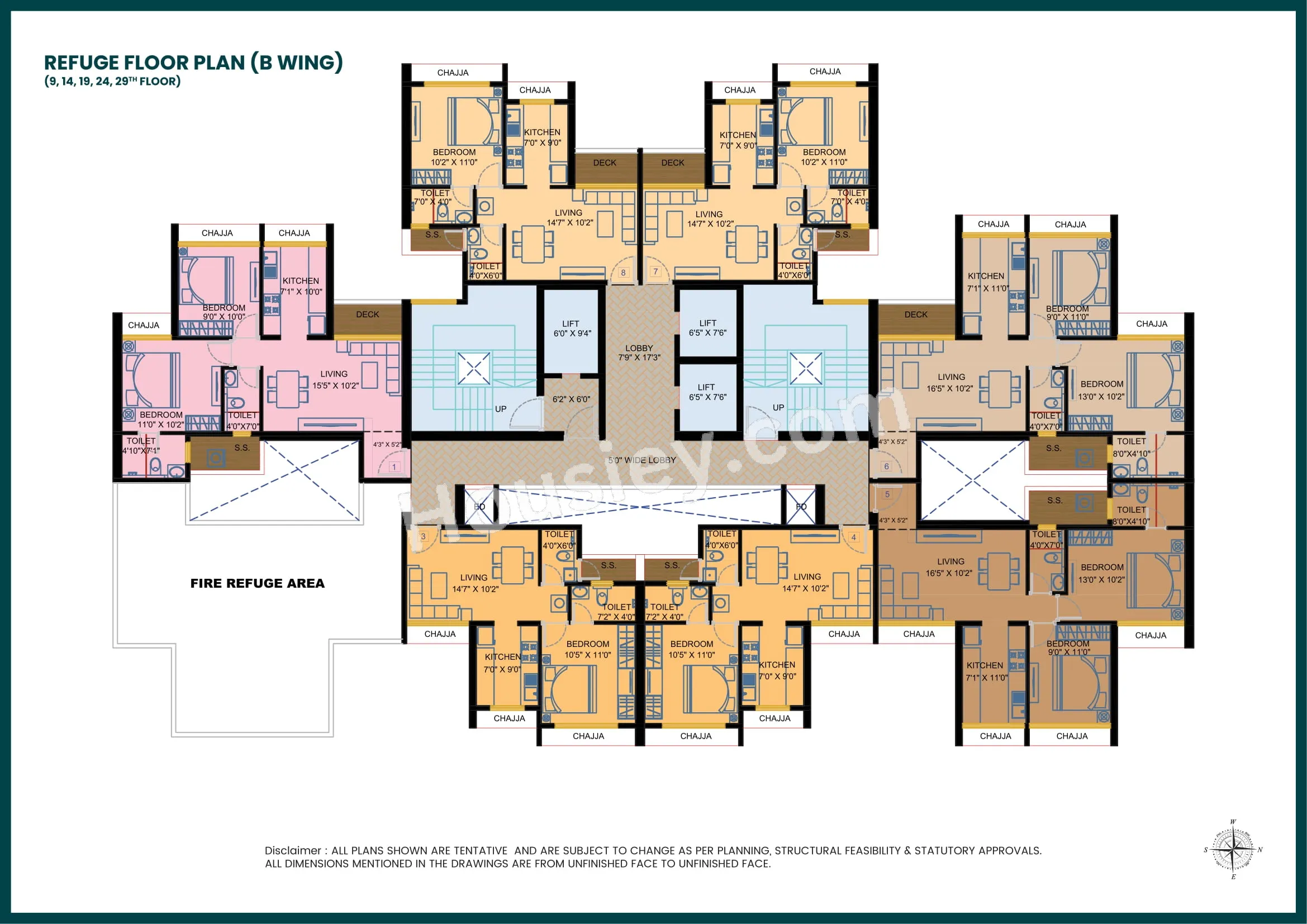 Satyam Regents Park Floor plan 3