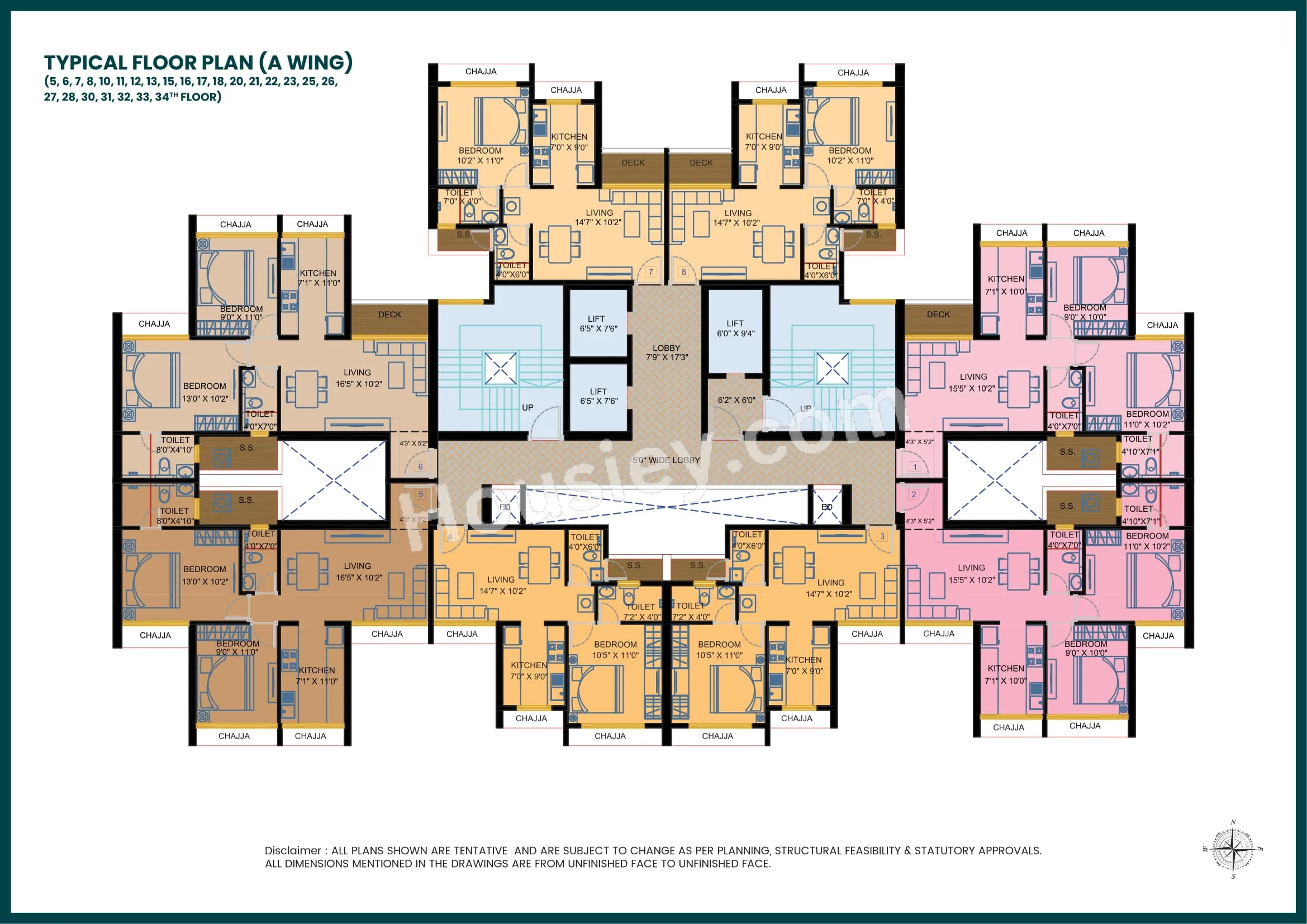 Satyam Regents Park Floor plan 5