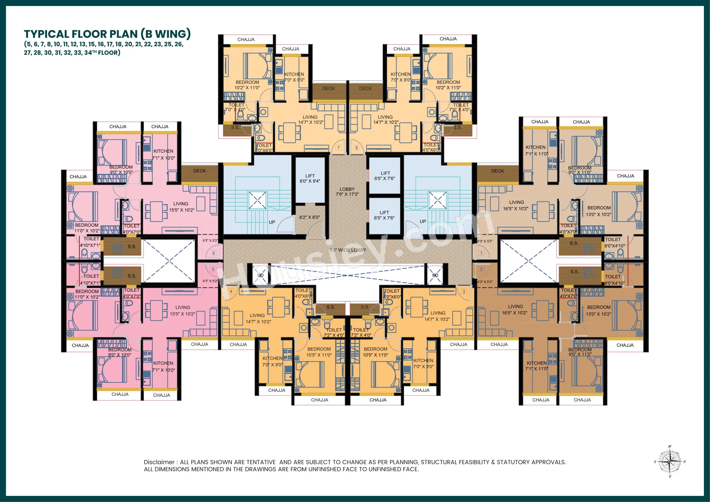 Satyam Regents Park Floor plan 4